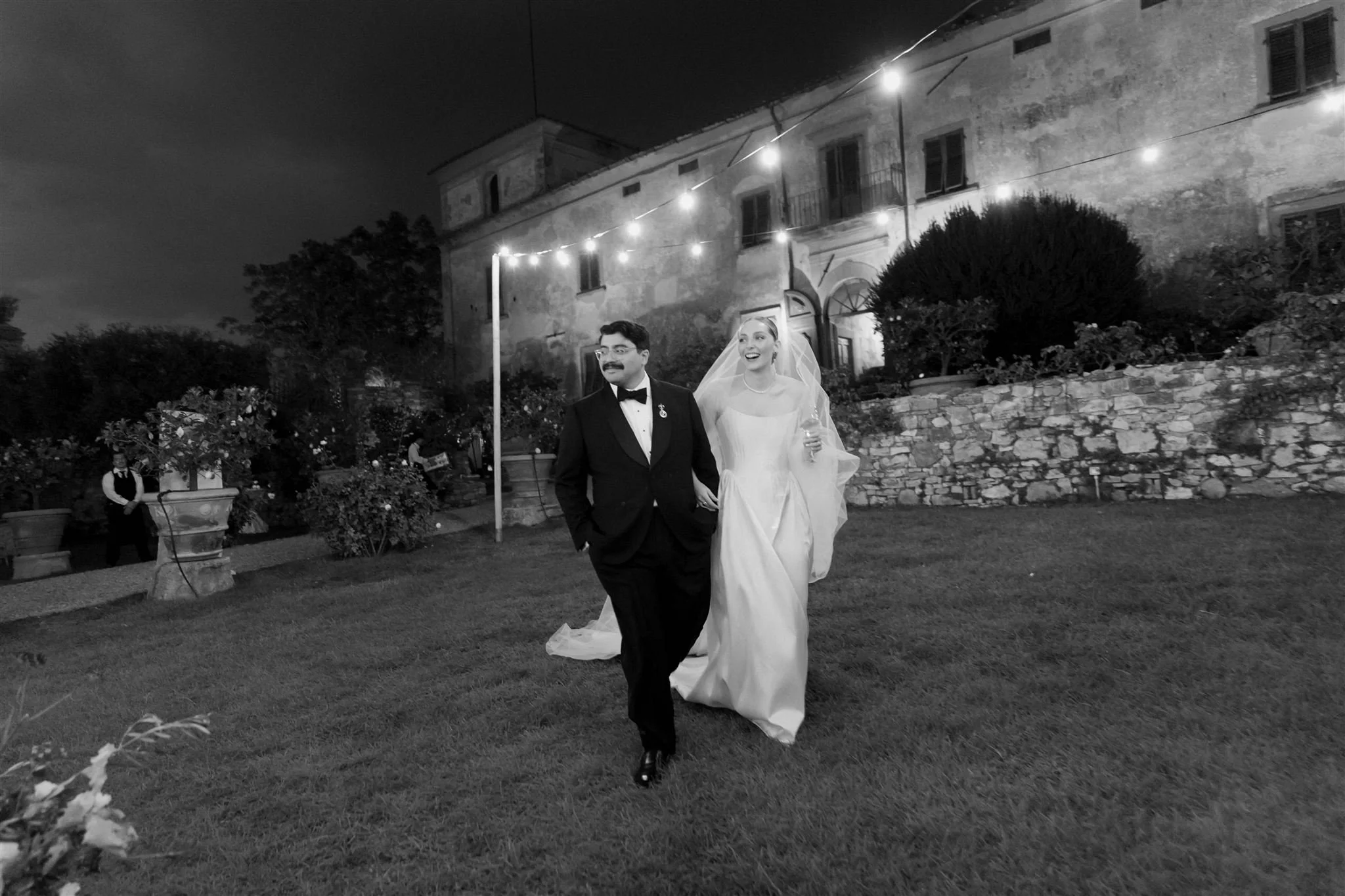 A wedding day at Villa Medicea Di Lilliano in Tuscany, Italy.