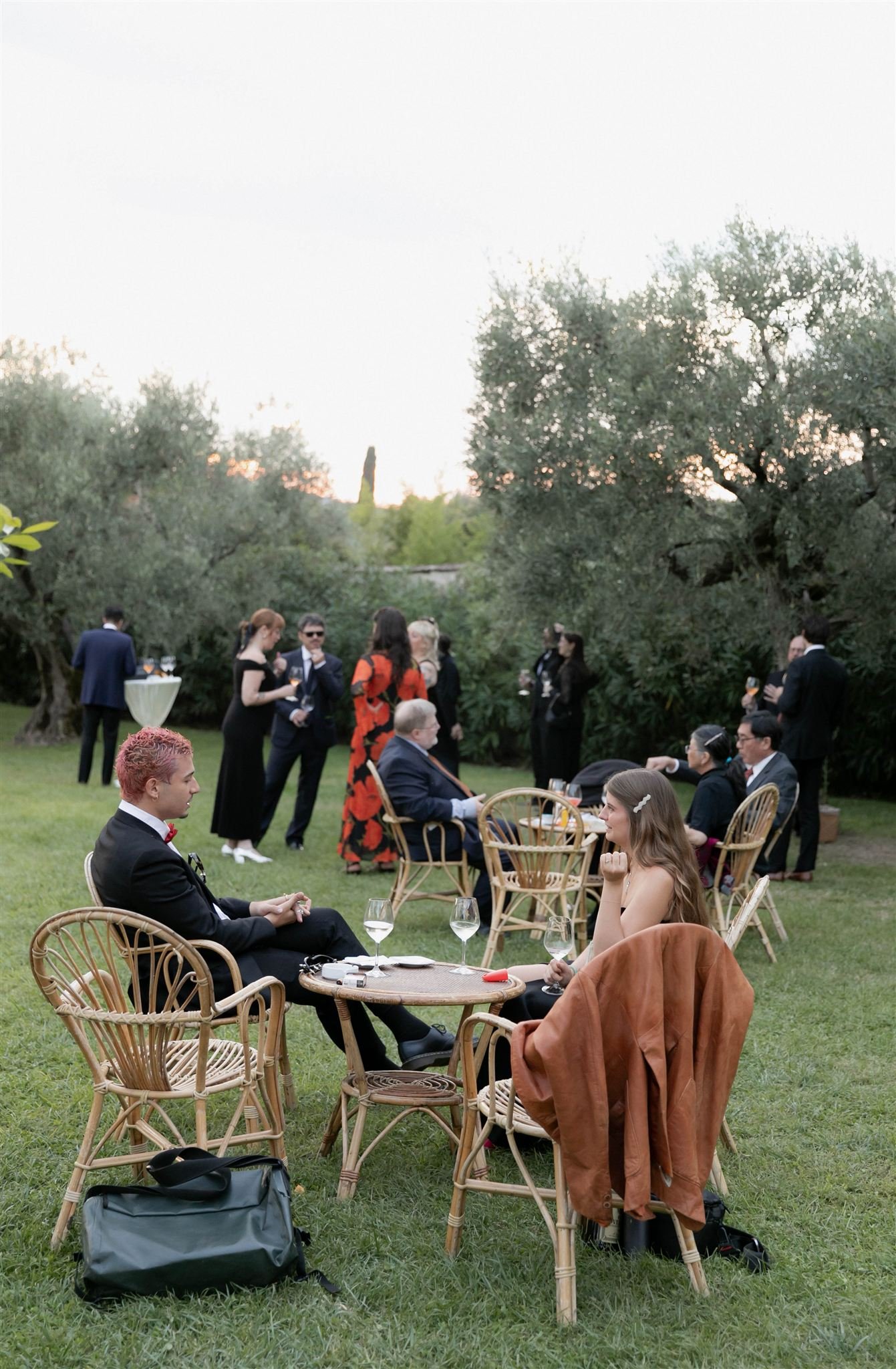 A wedding day at Villa Medicea Di Lilliano in Tuscany, Italy.