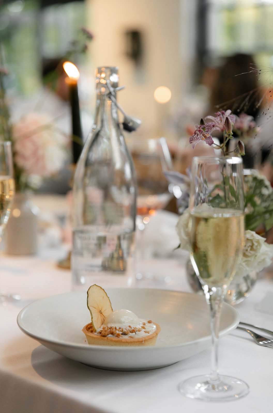 Middleton Lodge Estate wedding reception in the Fig House in the walled garden in North Yorkshire.