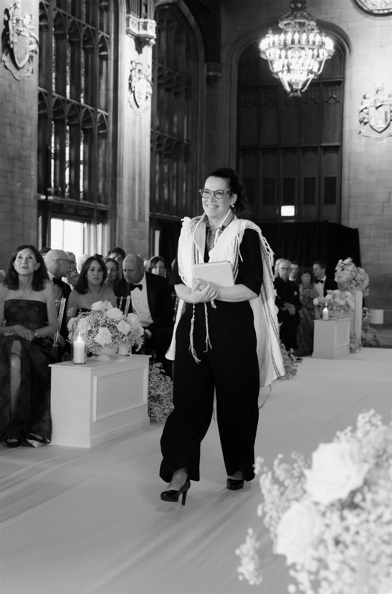 A wedding ceremony at The University Club of Chicago.