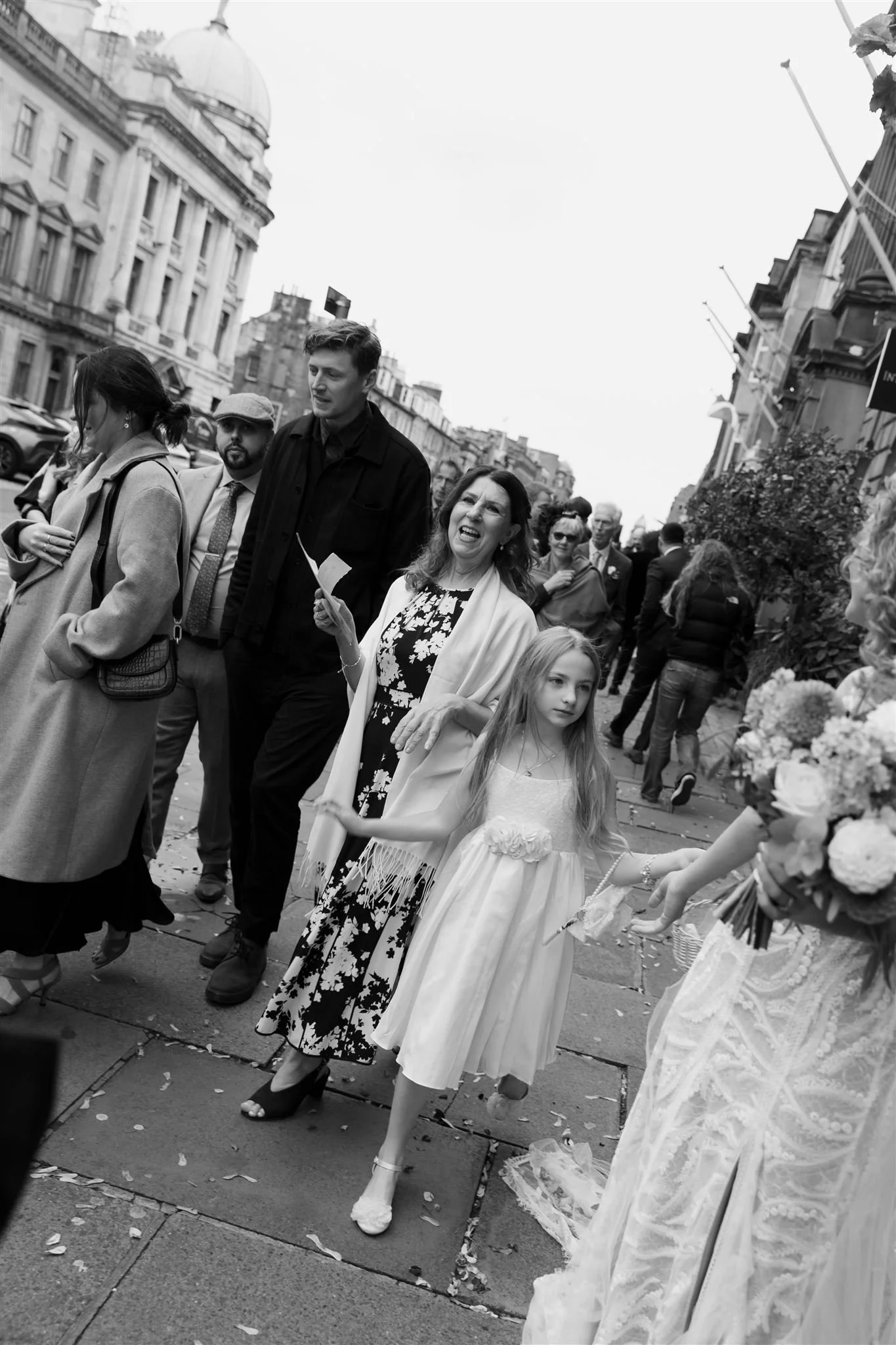A wedding day at The InterContinental George Hotel in Edinburgh, Scotland.