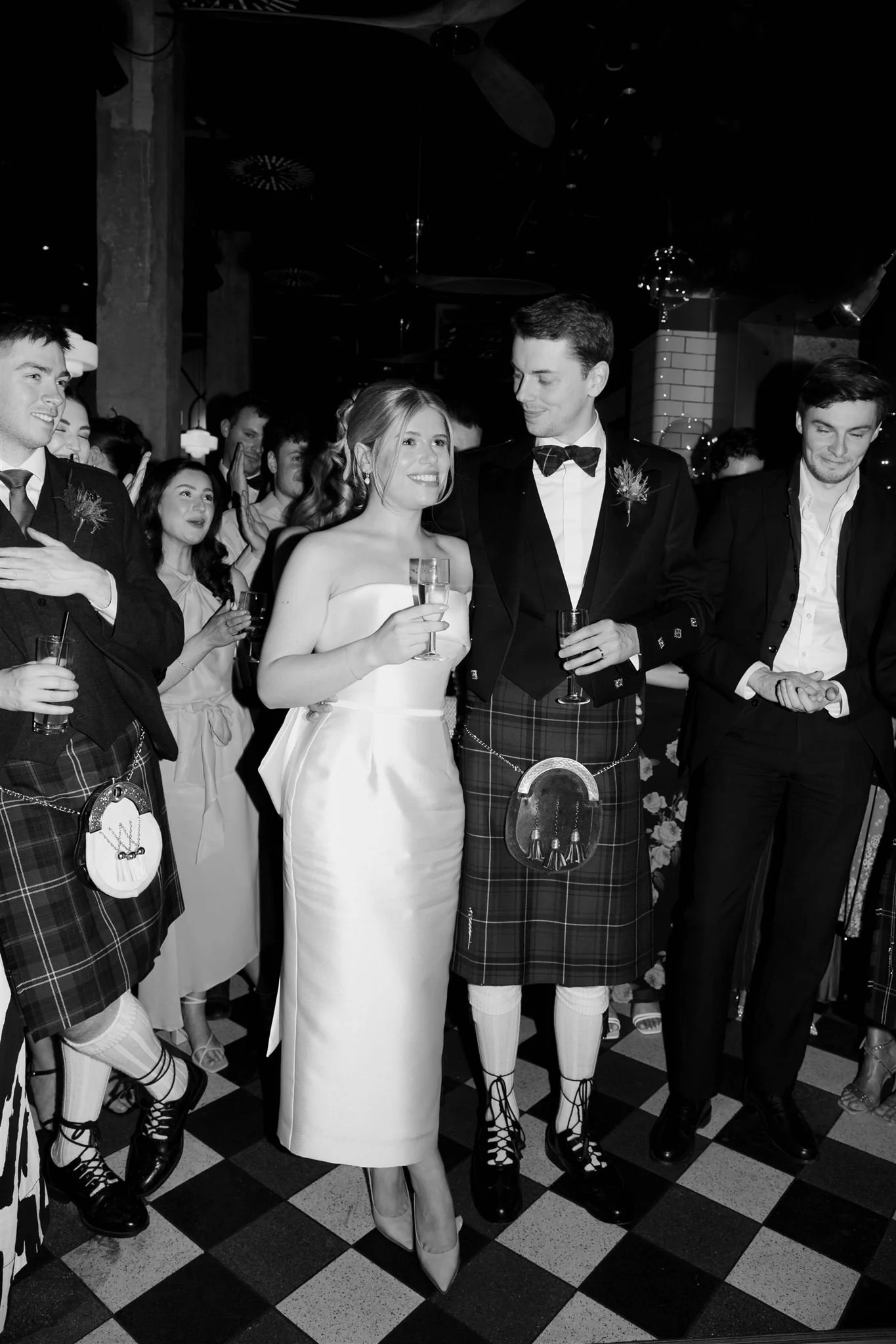 Edinburgh, Scotland Wedding Photographer photographing Edinburgh Wedding Photography at Lady Libertine.