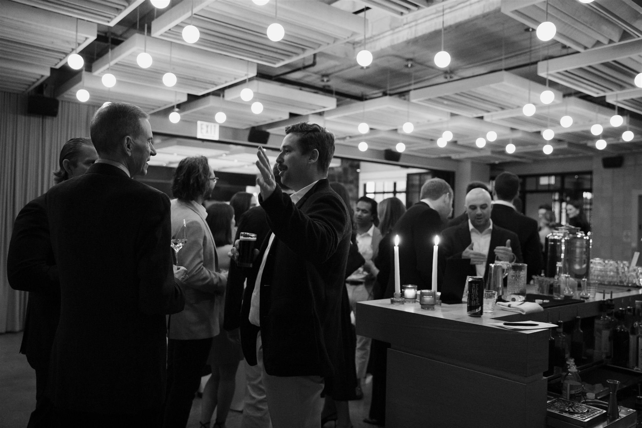 Candid Photography at Maxwells Trading Chicago wedding venue.