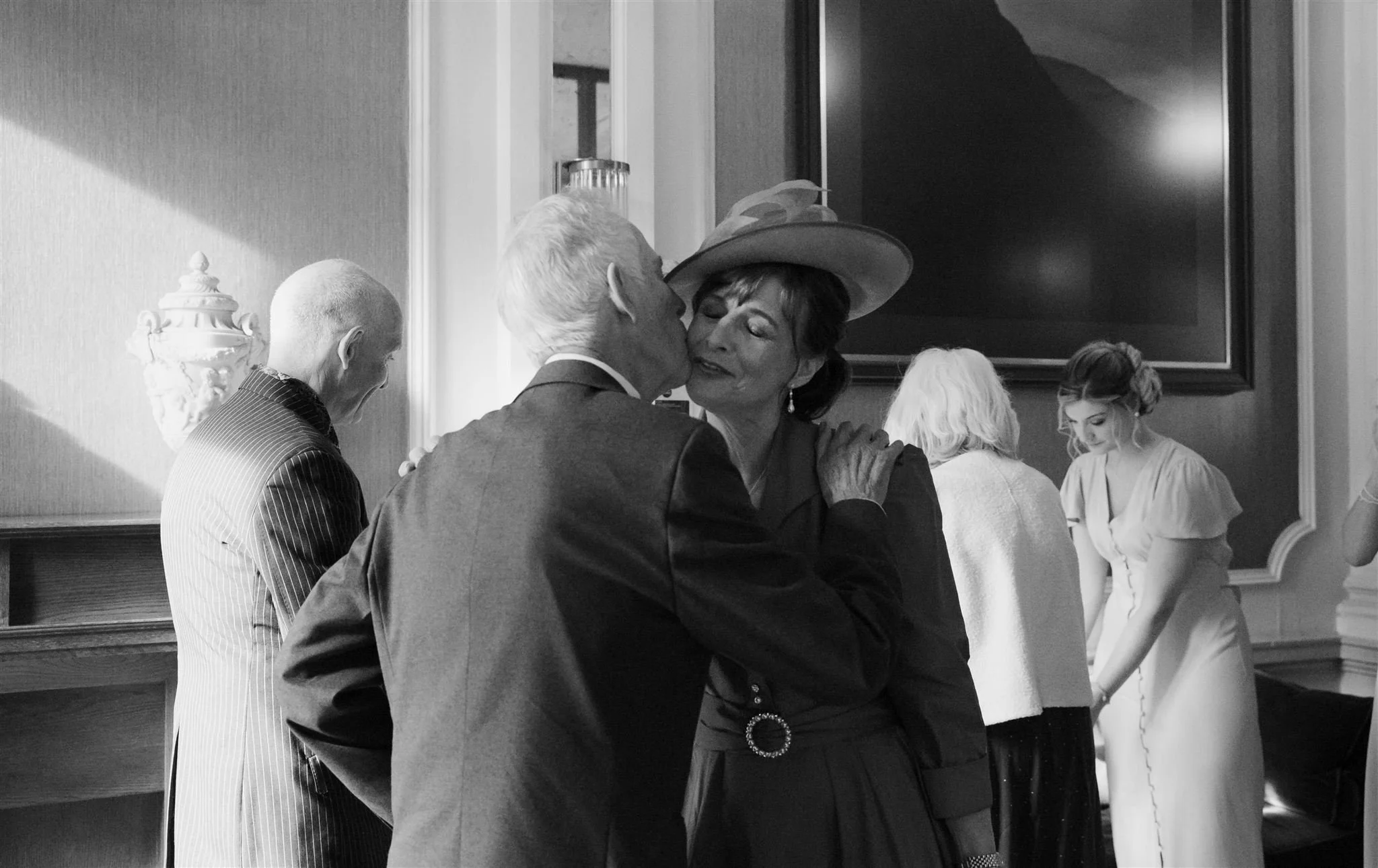 A wedding day at The InterContinental George Hotel in Edinburgh, Scotland.