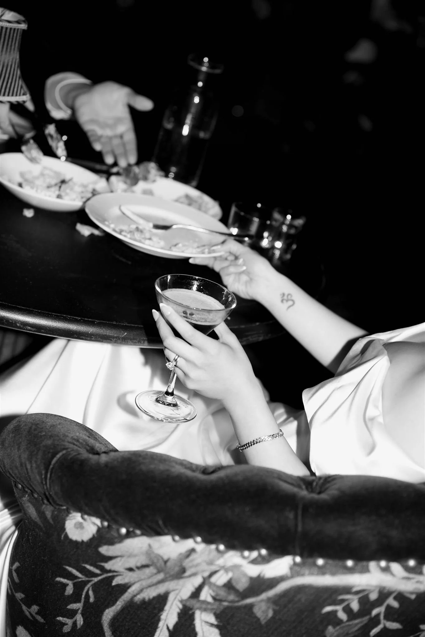 Gilt Bar Wedding martini in Chicago.