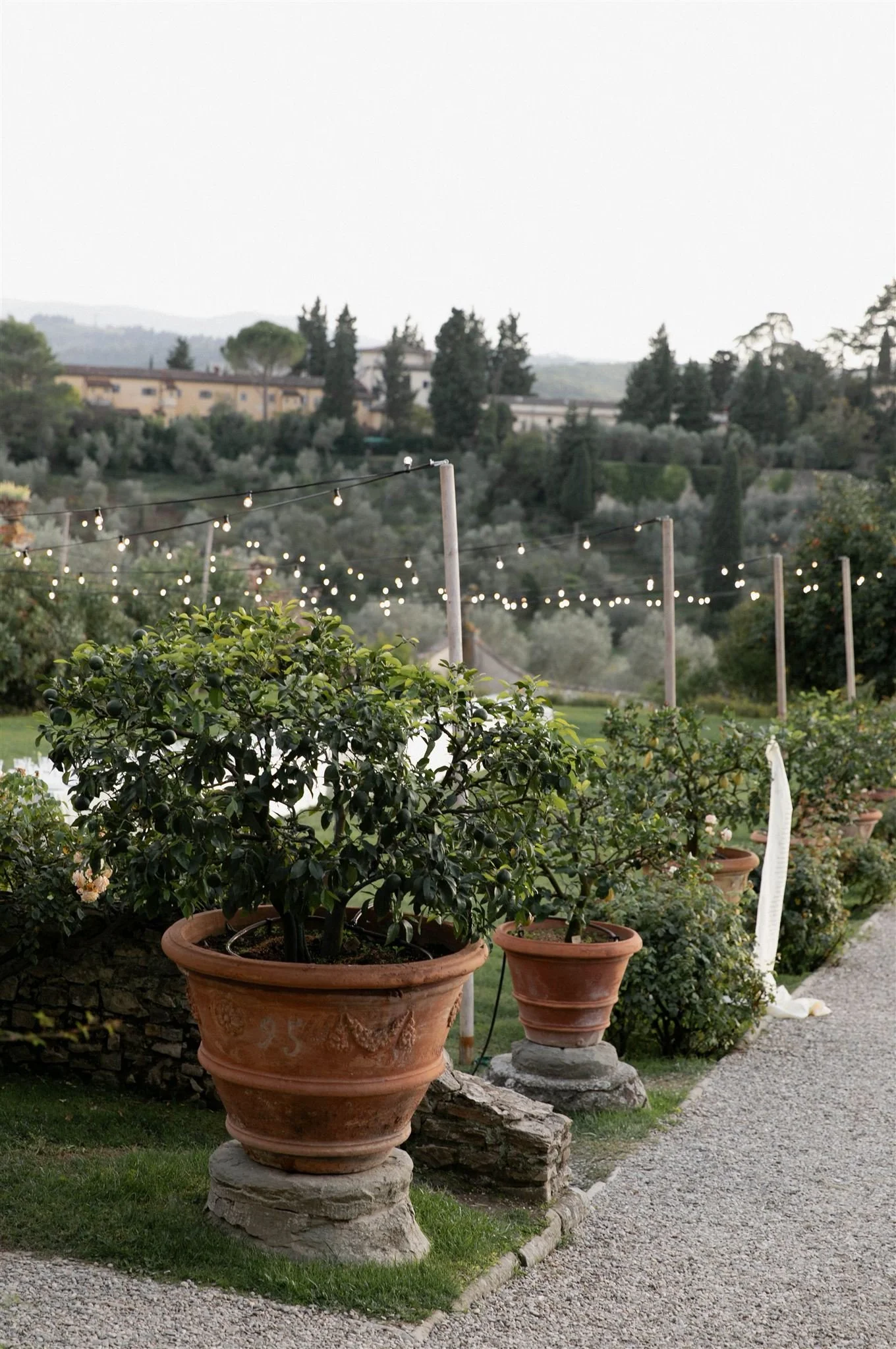 A wedding day at Villa Medicea Di Lilliano in Tuscany, Italy.