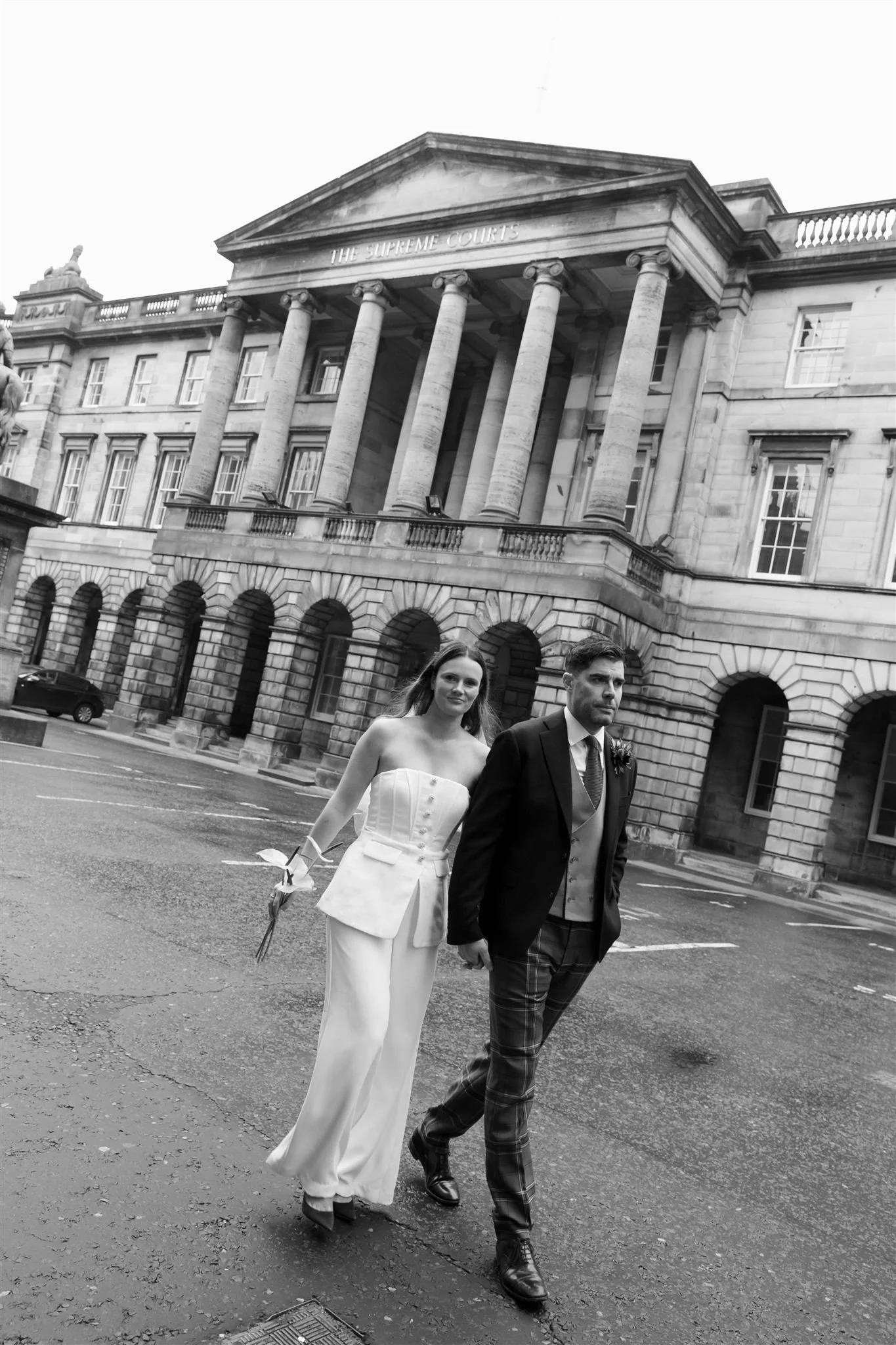 A Hawksmoor Edinburgh Wedding day in Edinburgh, Scotland.