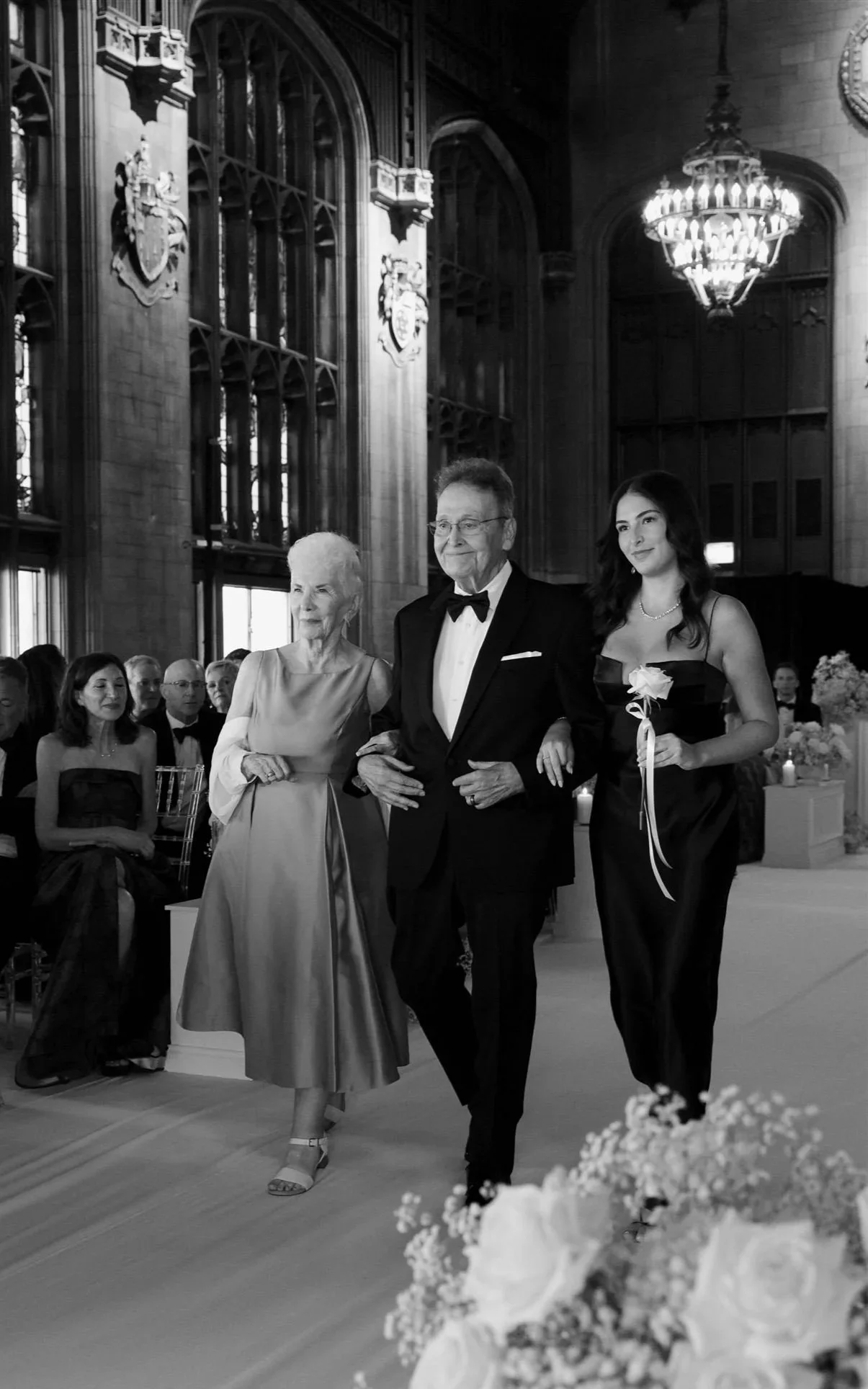 A wedding ceremony at The University Club of Chicago.