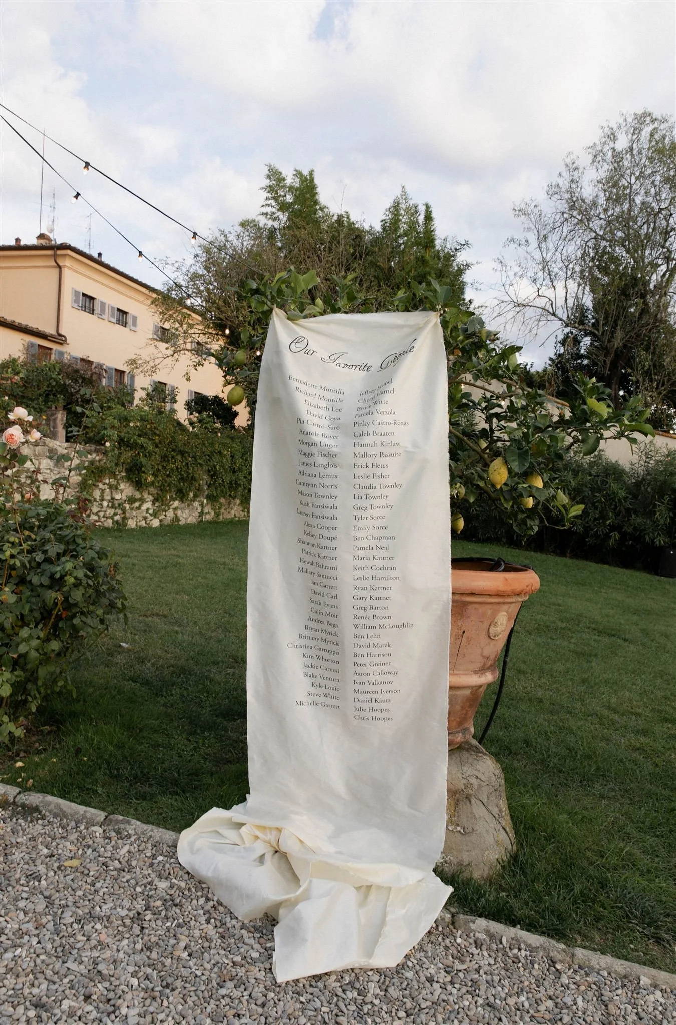 A wedding day at Villa Medicea Di Lilliano in Tuscany, Italy.