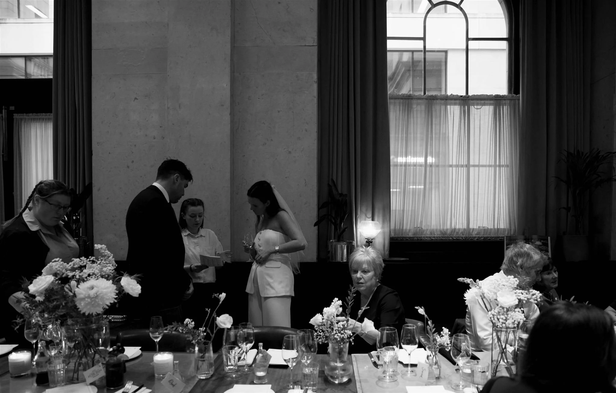 A Hawksmoor Edinburgh Wedding day in Edinburgh, Scotland.