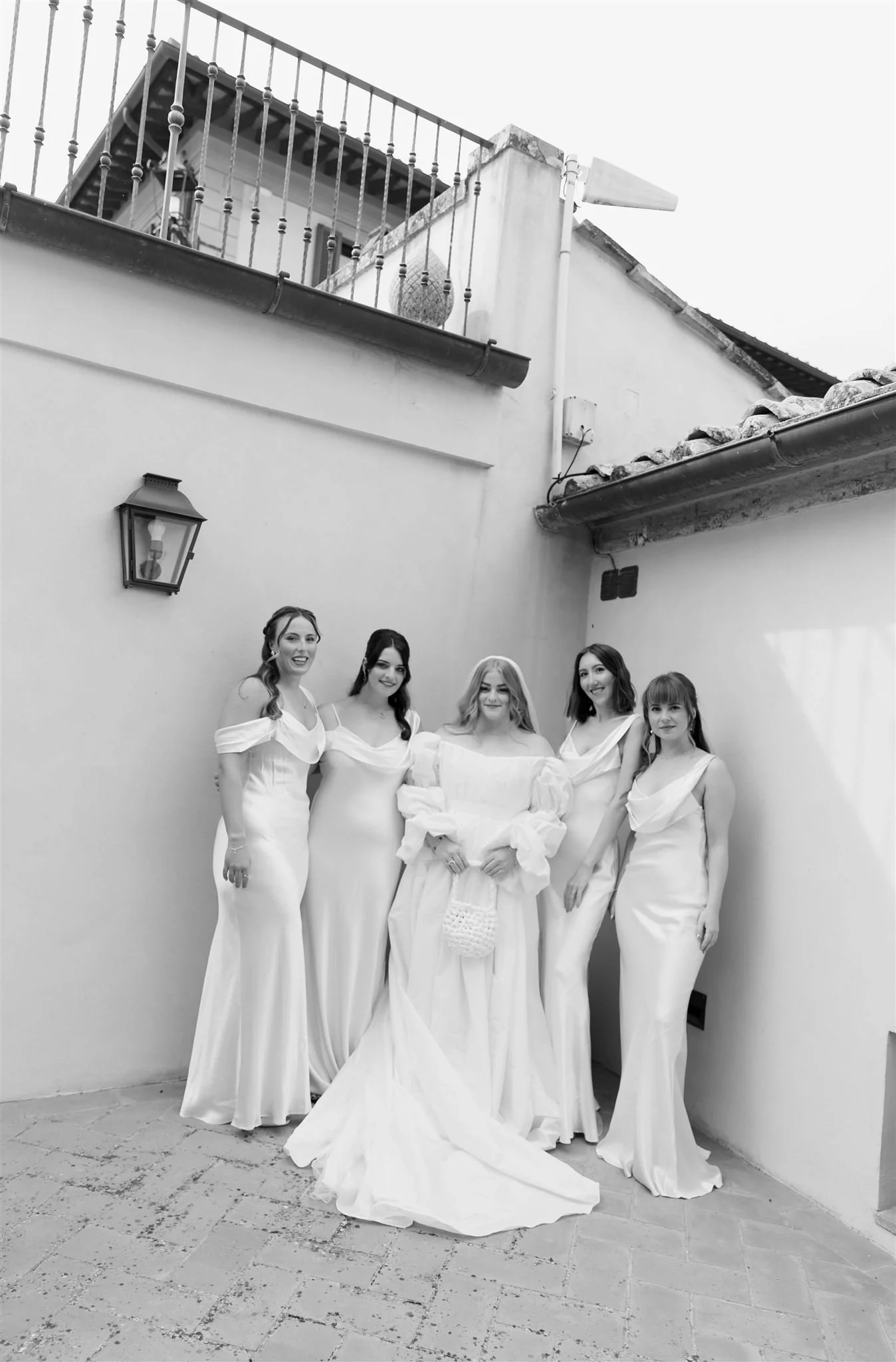 A wedding day at Dievole Wine Resort in the Chianti region of Tuscany, Italy.