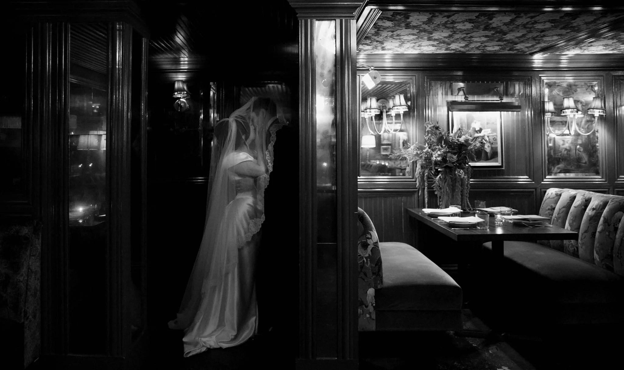 Wedding photo in Gilt Bar Chicago.