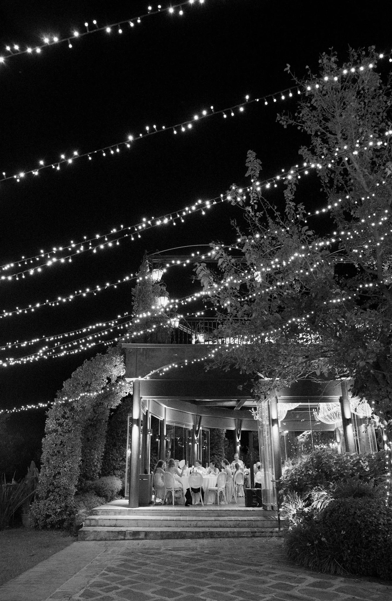 A wedding reception at Tenuta Corbinaia Villa in Tuscany, Italy.