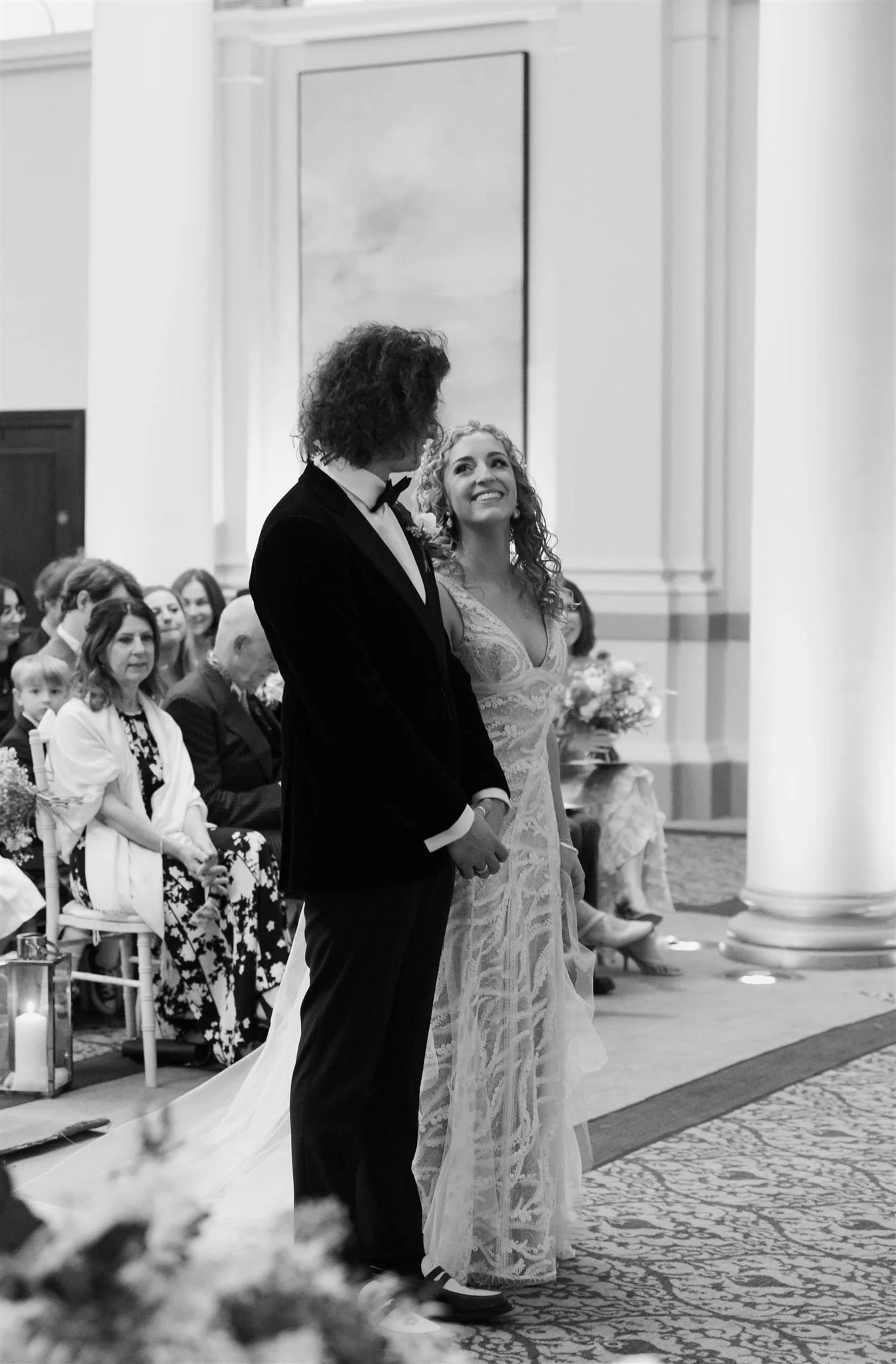 A wedding day at The InterContinental George Hotel in Edinburgh, Scotland.