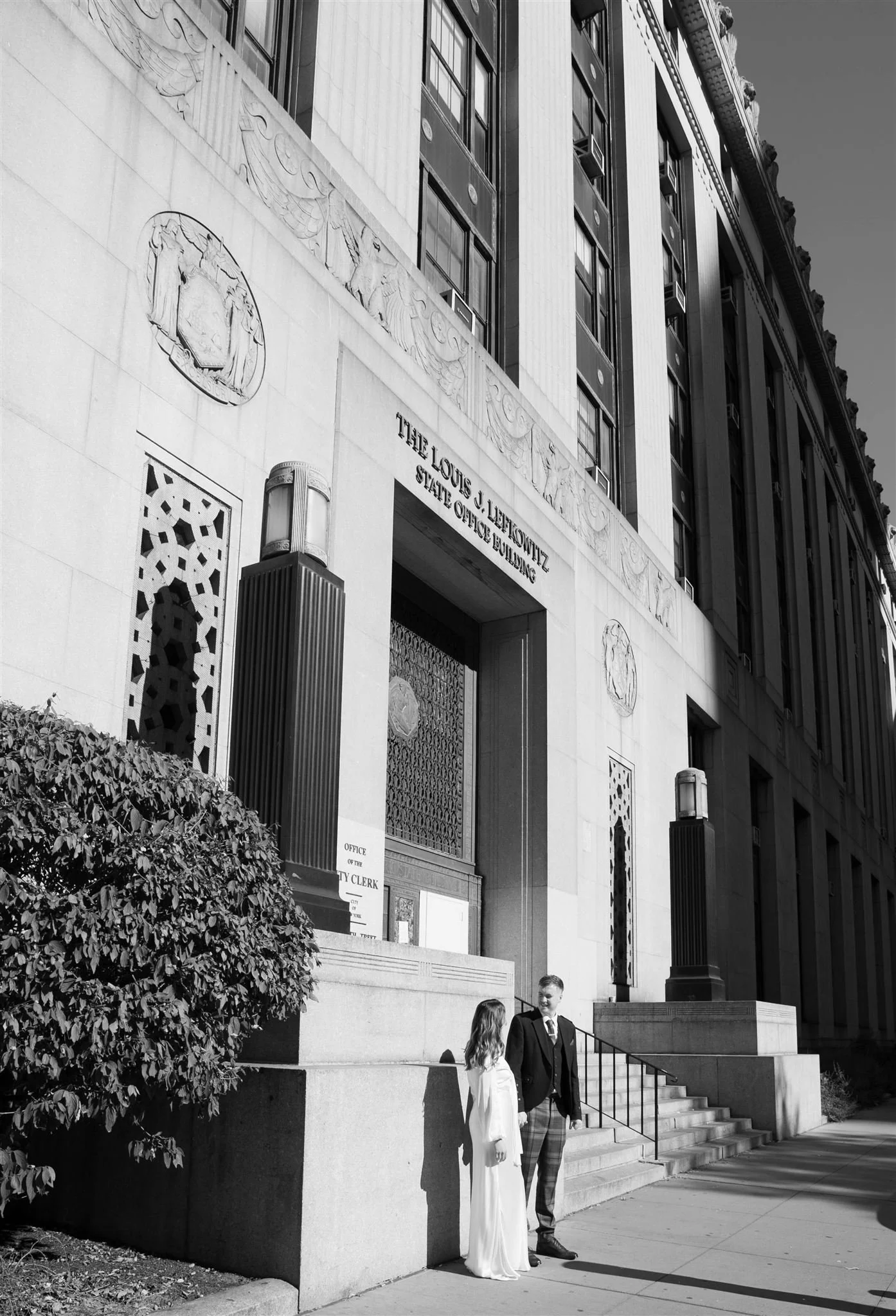 A NYC Elopement at the NYC Marriage Bureau photographed by a NYC Elopement Photographer.