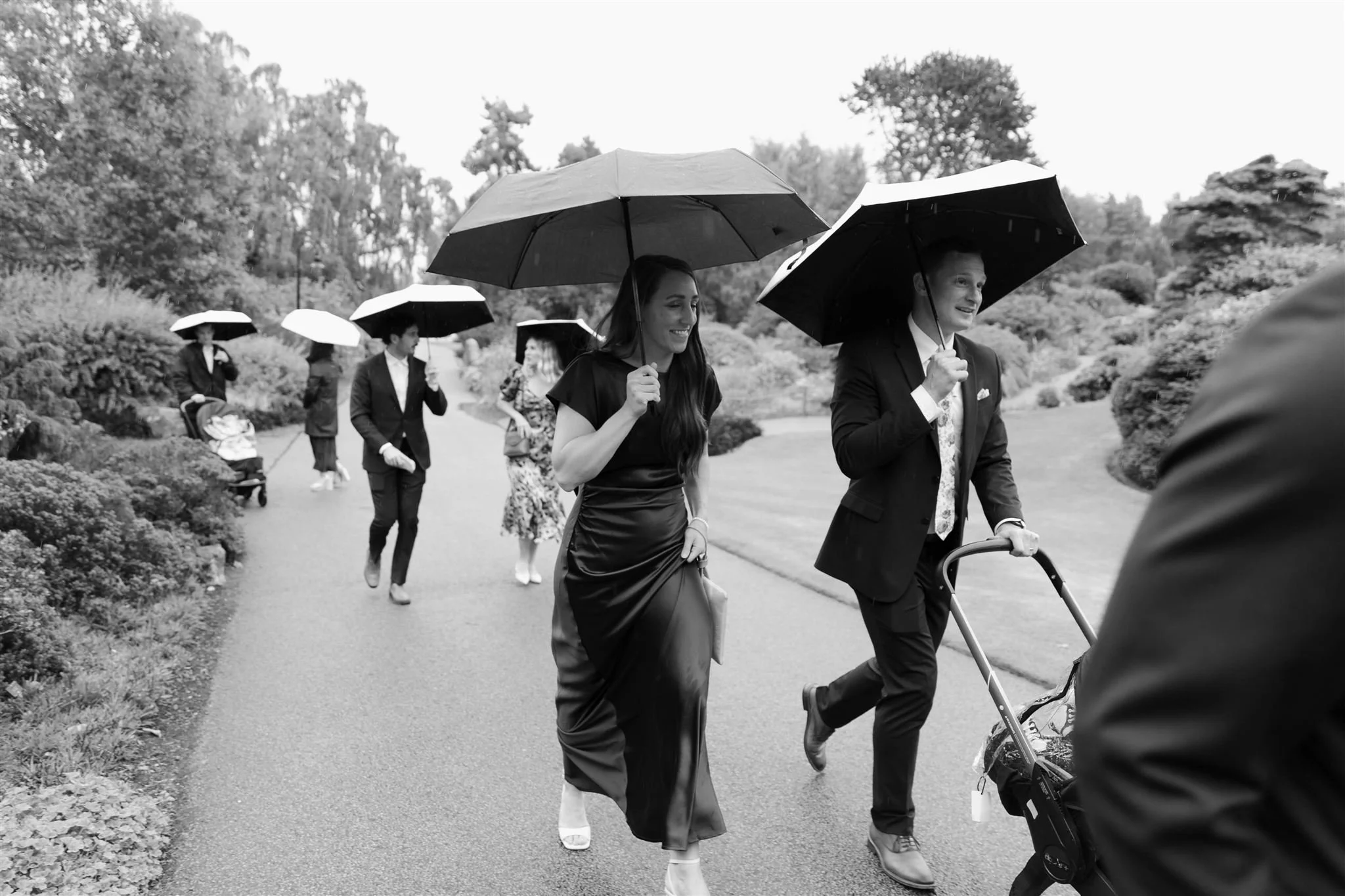 A wedding day at The Royal Botanic Garden Edinburgh in Edinburgh, Scotland.