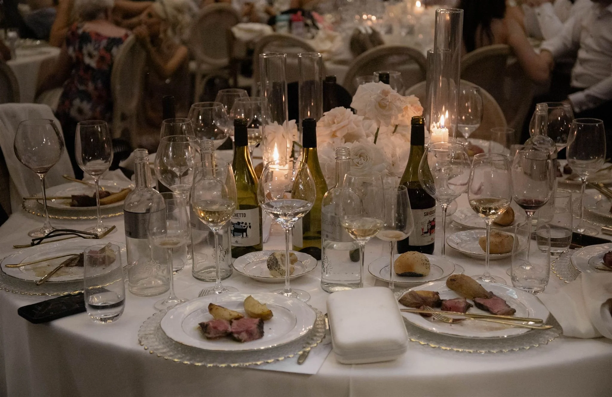 A wedding reception at Tenuta Corbinaia Villa in Tuscany, Italy.