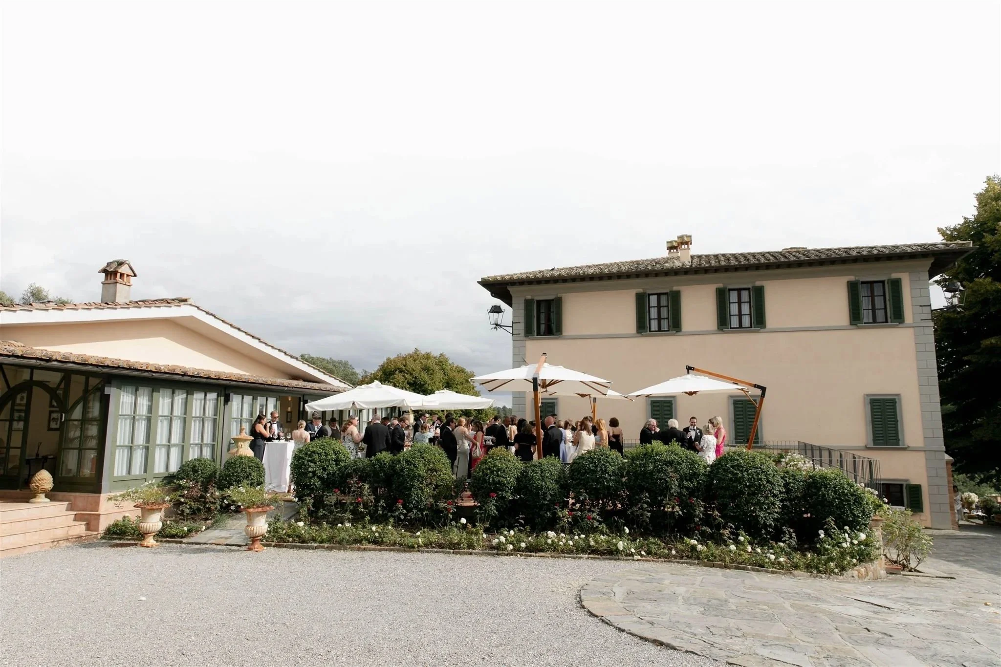 A wedding day at Dievole Wine Resort in the Chianti region of Tuscany, Italy.
