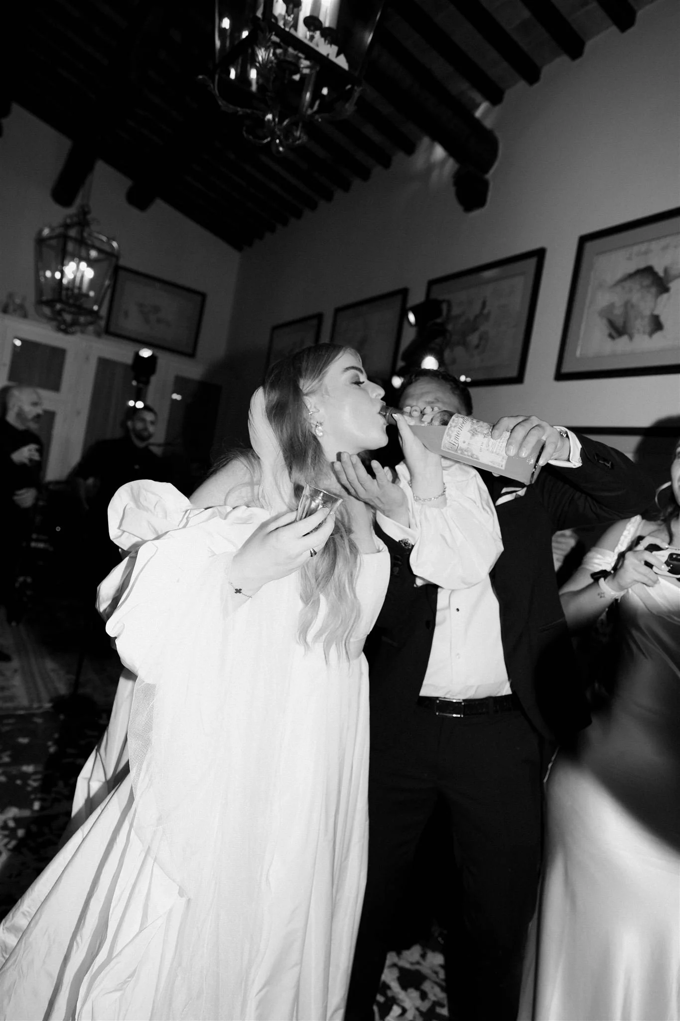 A wedding day at Dievole Wine Resort in the Chianti region of Tuscany, Italy.