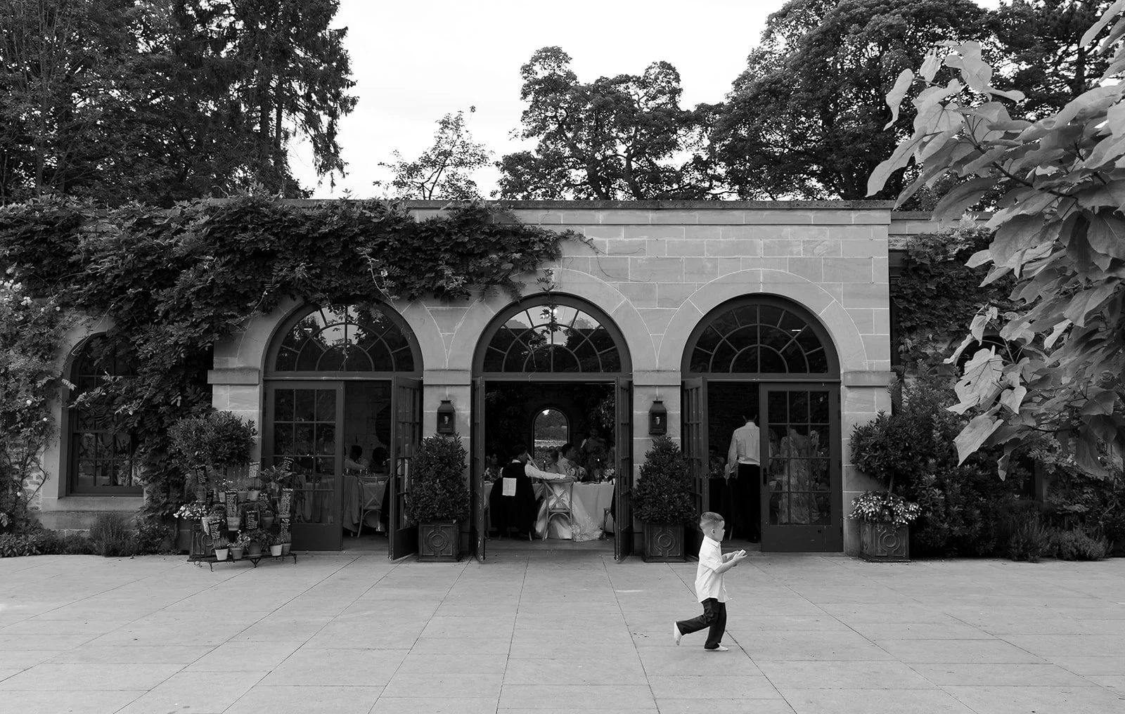 Middleton Lodge Estate wedding day in the Fig House in North Yorkshire.