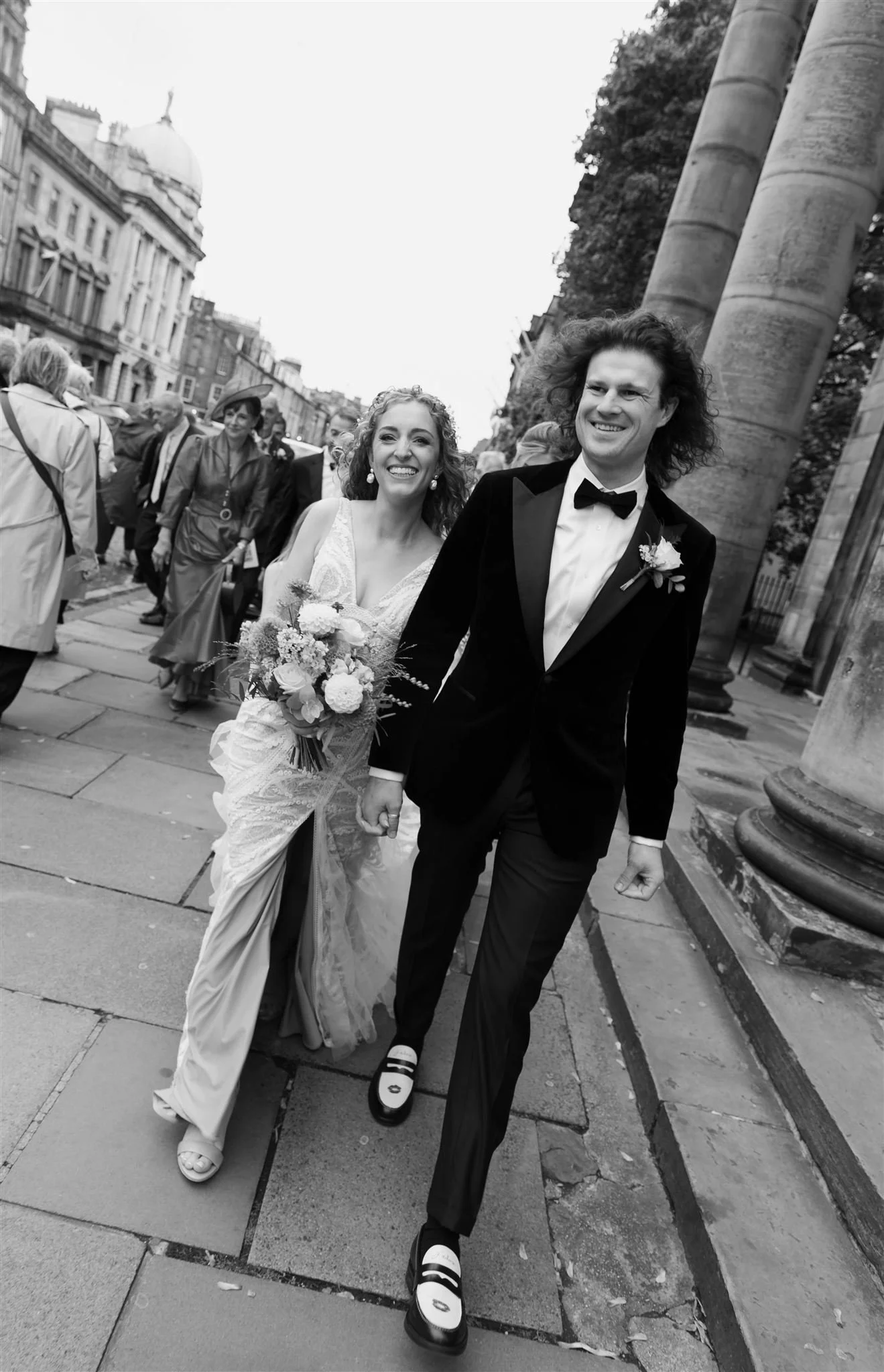 A wedding day at The InterContinental George Hotel in Edinburgh, Scotland.