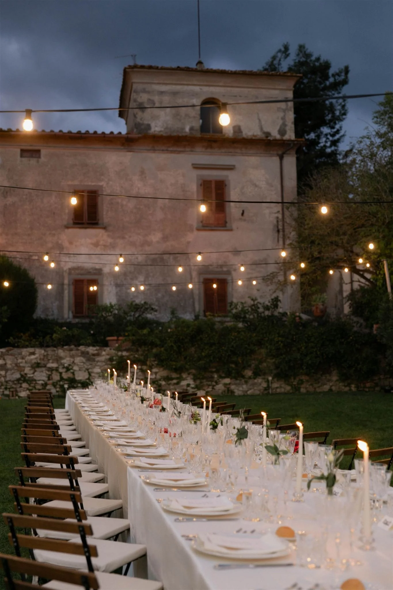 A wedding day at Villa Medicea Di Lilliano in Tuscany, Italy.