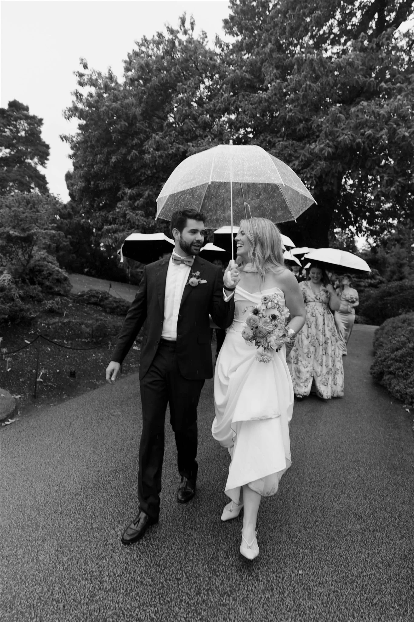 A wedding day at The Royal Botanic Garden Edinburgh in Edinburgh, Scotland.