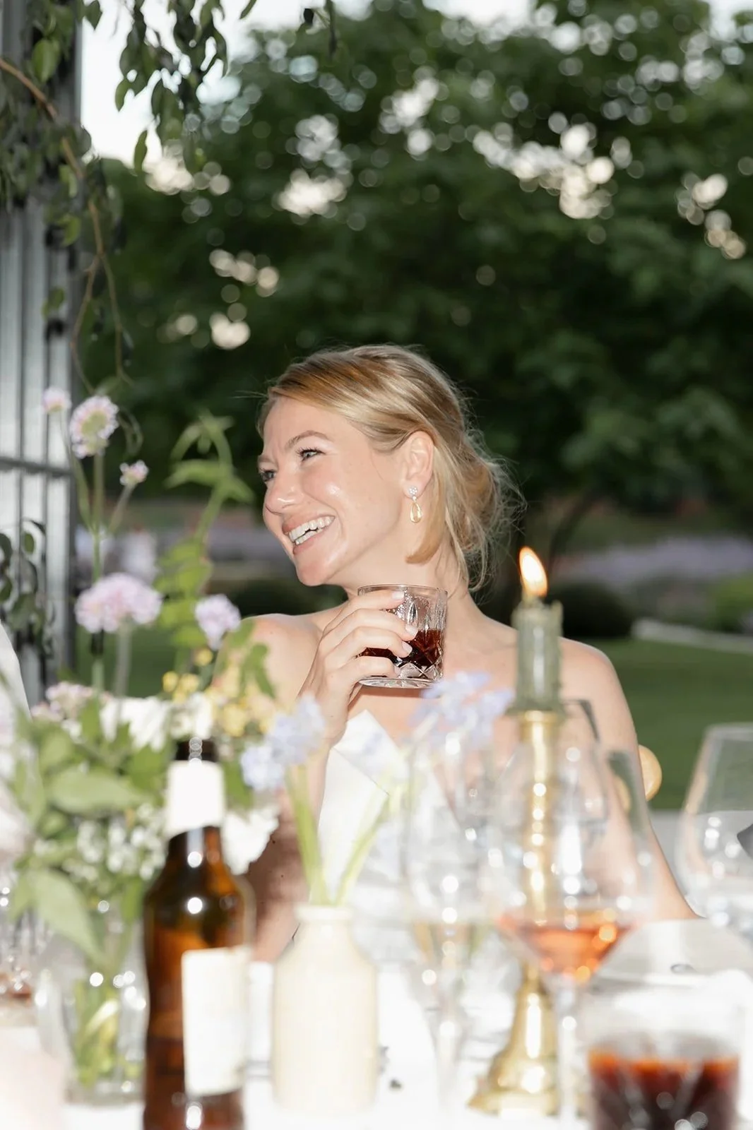 Middleton Lodge Estate wedding reception in the Fig House in the walled garden in North Yorkshire.