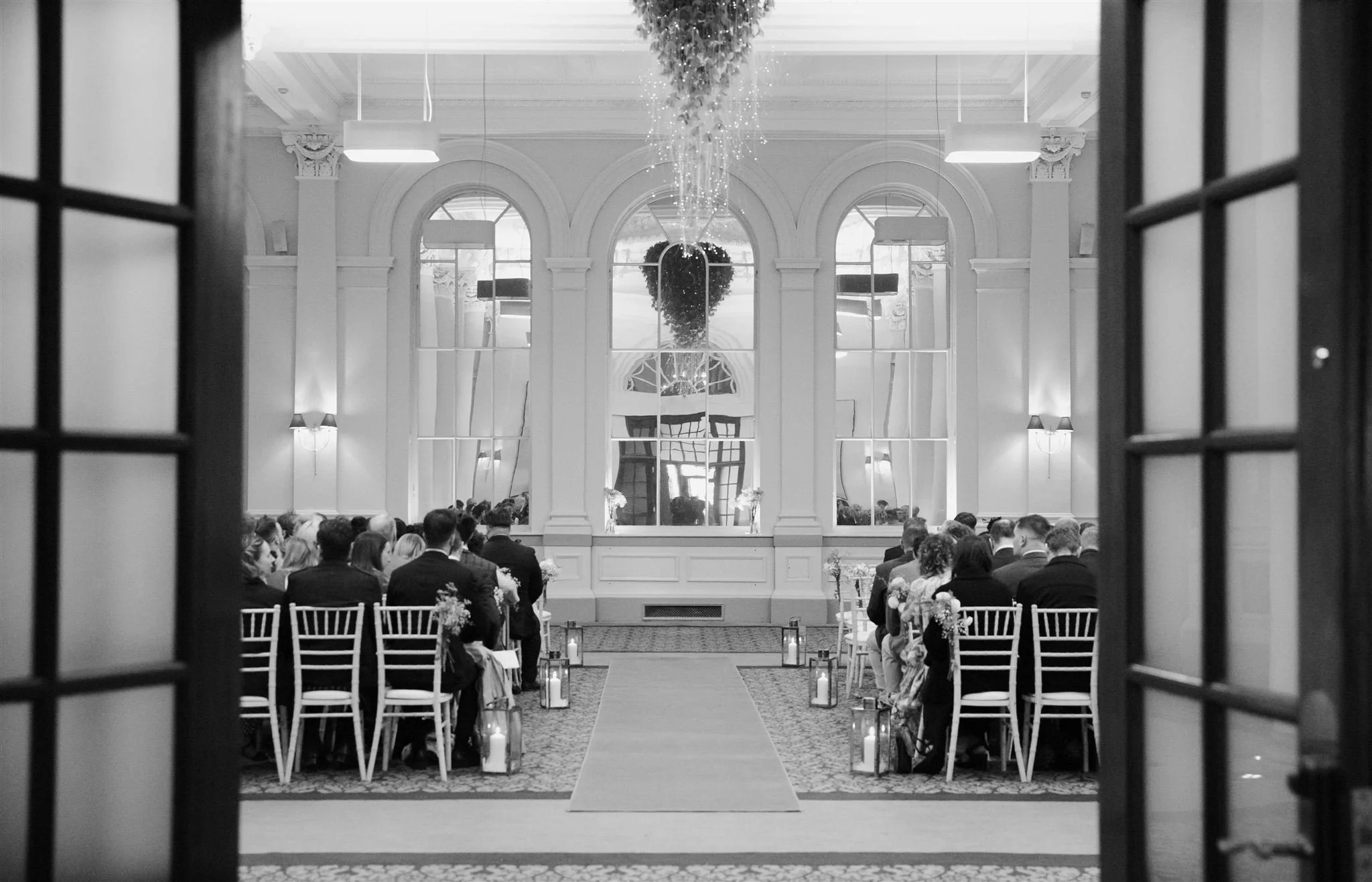 A wedding day at The InterContinental George Hotel in Edinburgh, Scotland.