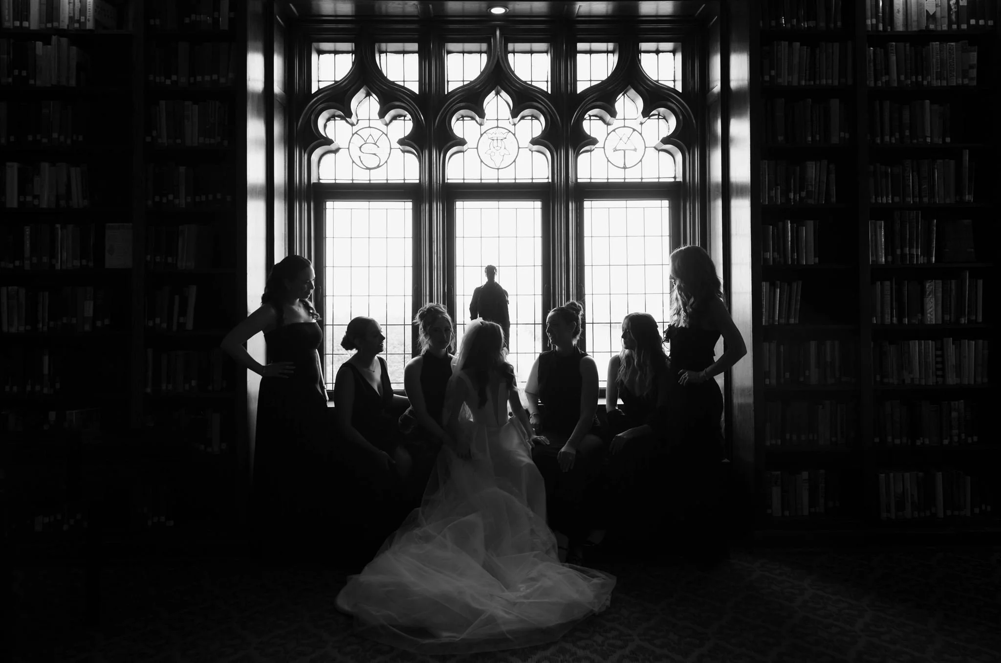 A wedding day at The University Club of Chicago.