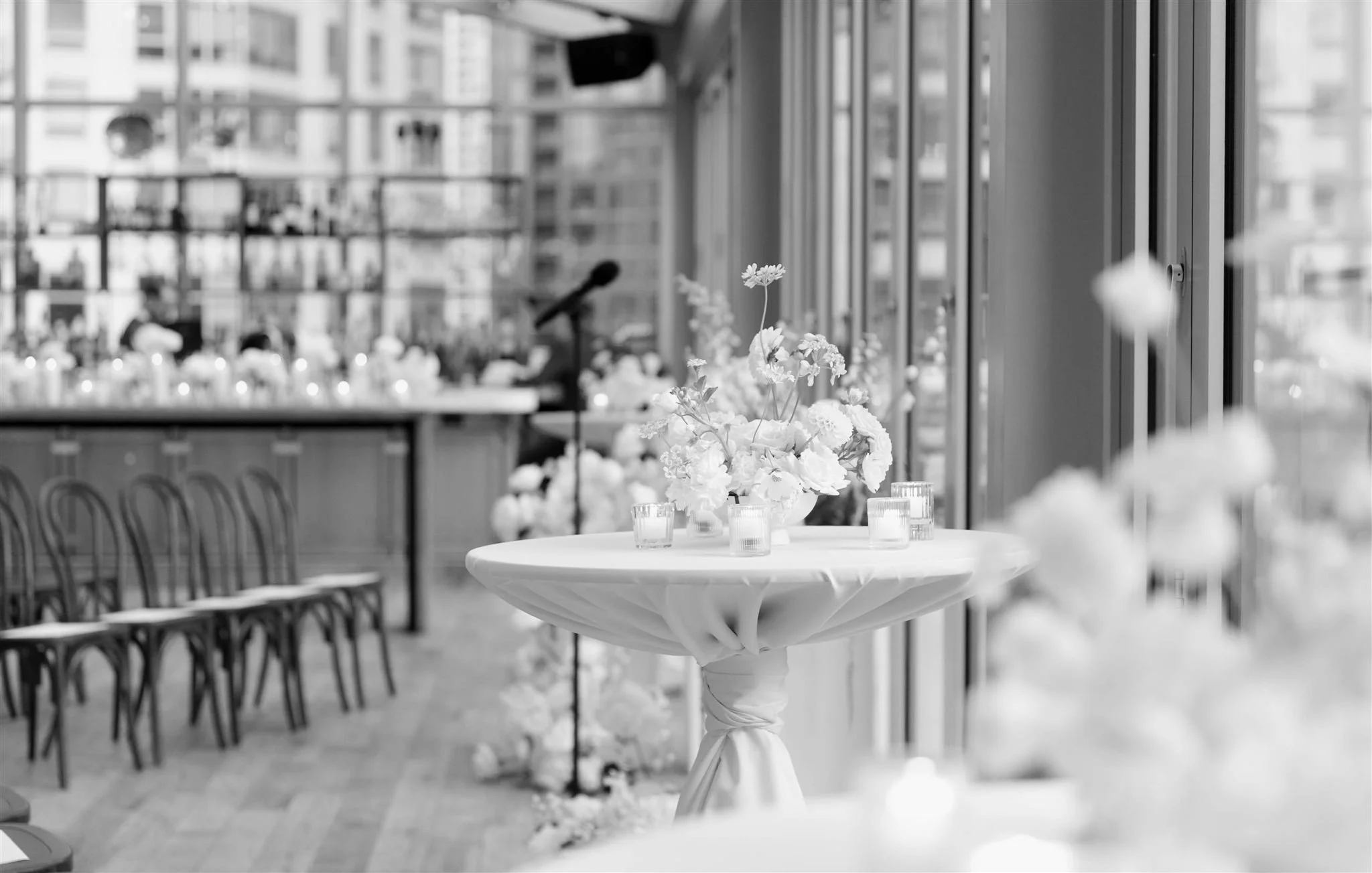A wedding day at Gibson's Italia on the Chicago River in Downtown Chicago.