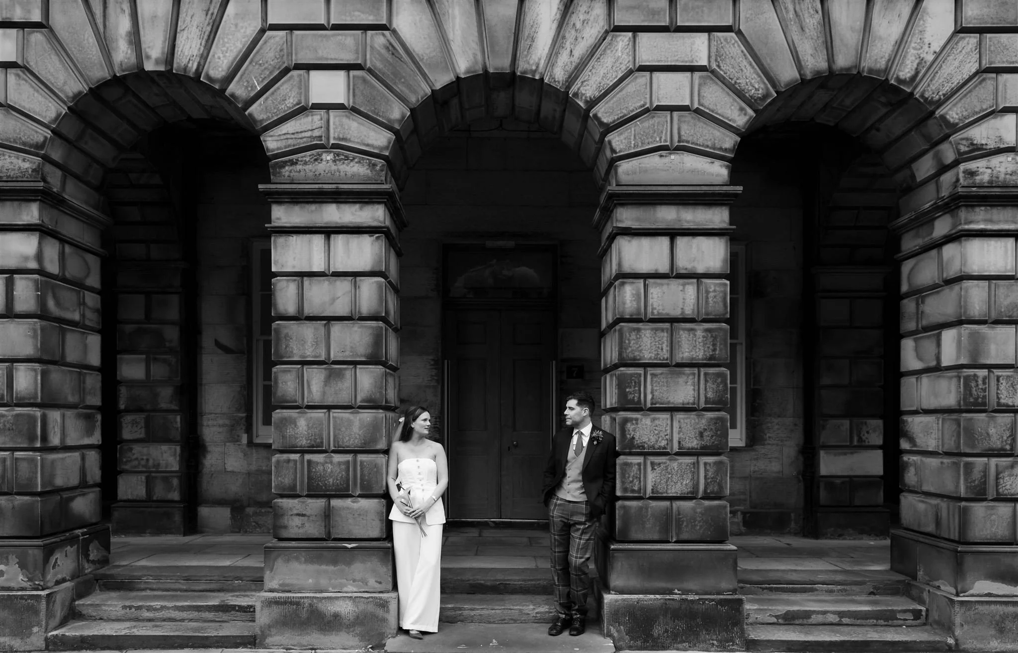 A Hawksmoor Edinburgh Wedding day in Edinburgh, Scotland.