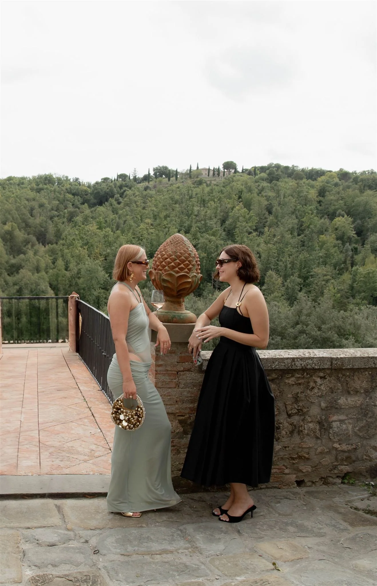 A wedding day at Dievole Wine Resort in the Chianti region of Tuscany, Italy.