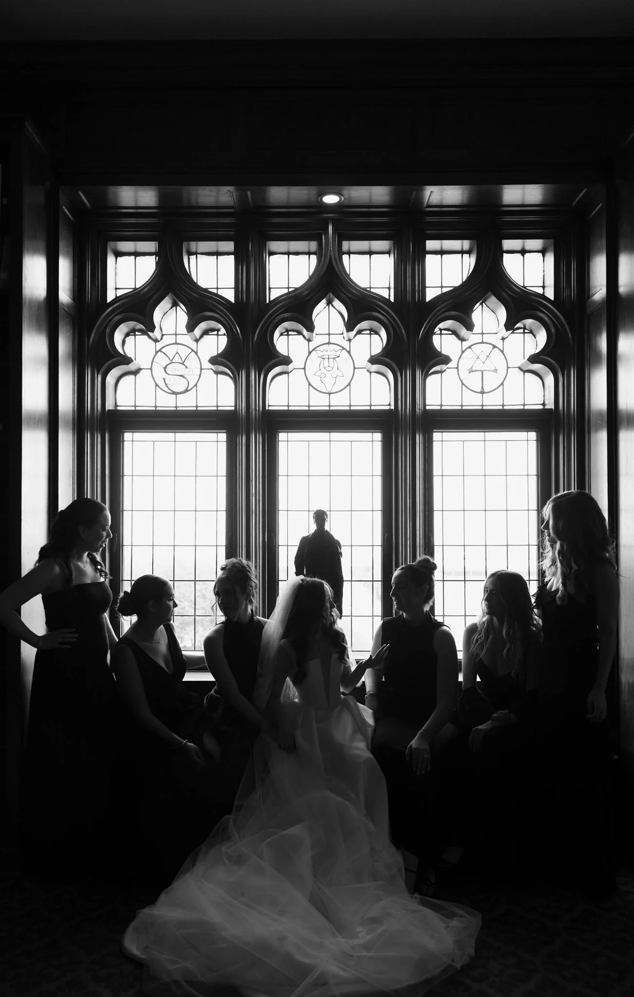 A wedding day at The University Club of Chicago.