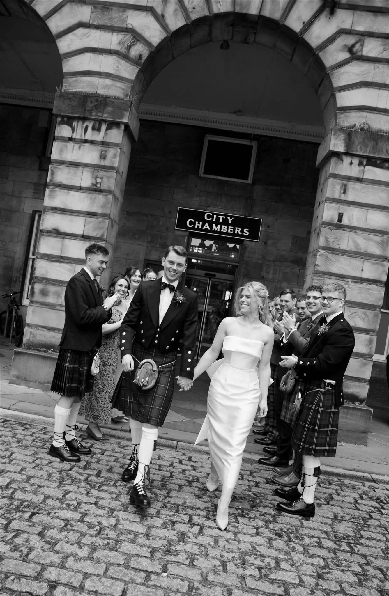 Edinburgh, Scotland Wedding Photographer photographing Edinburgh City Chambers Wedding Photography.