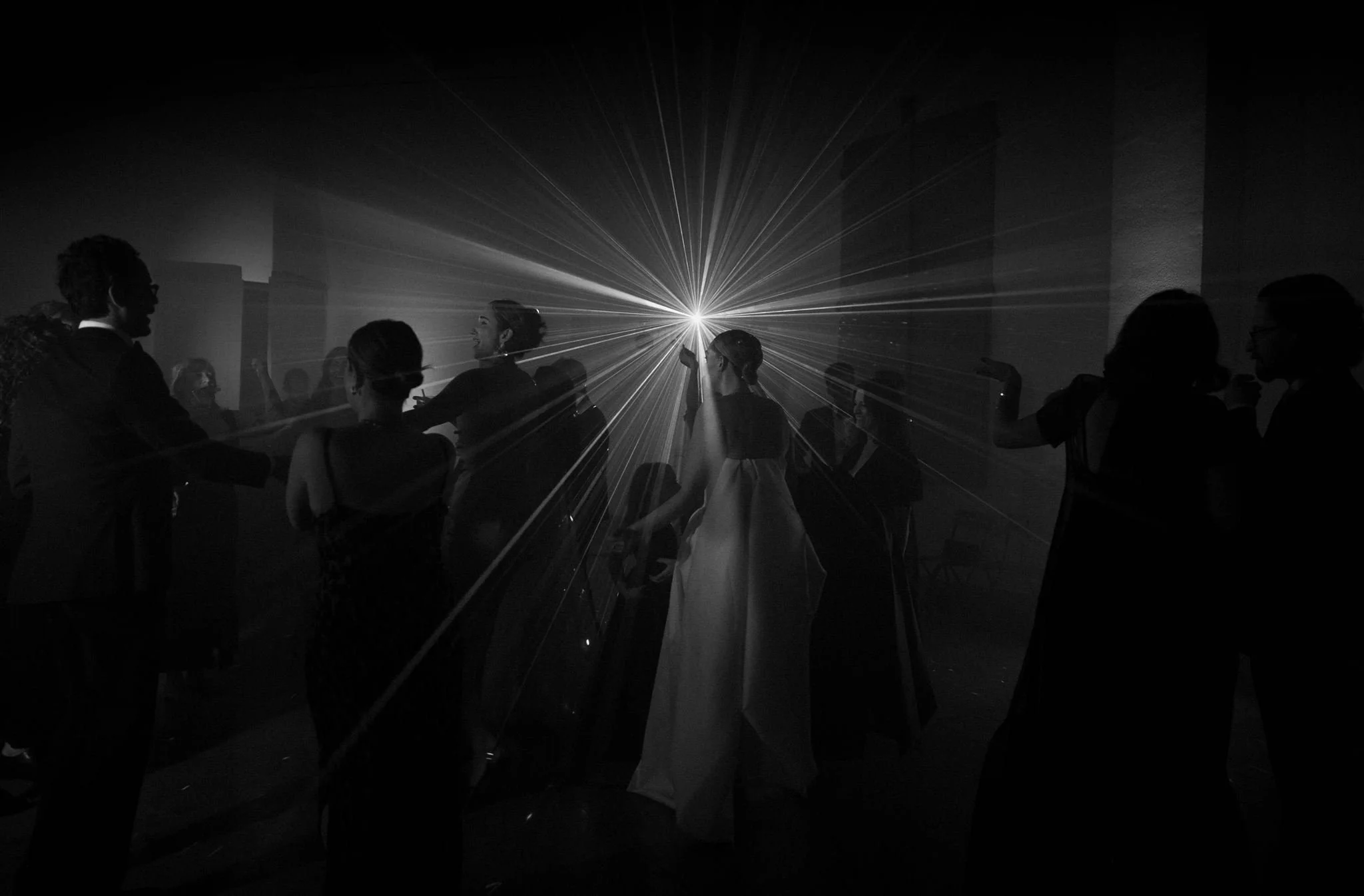 Wedding reception on a wedding day at Villa Medicea Di Lilliano in Tuscany, Italy.