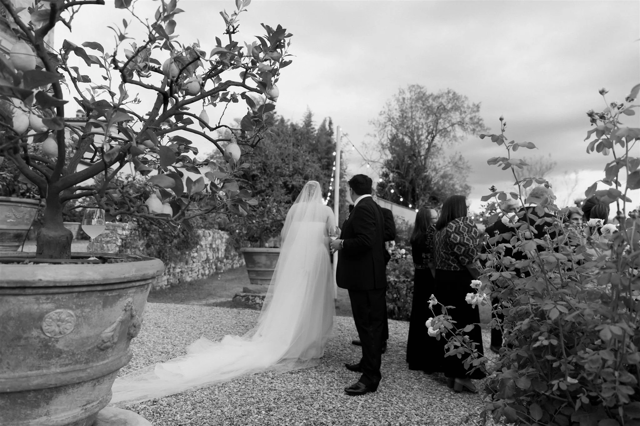 A wedding day at Villa Medicea Di Lilliano in Tuscany, Italy.