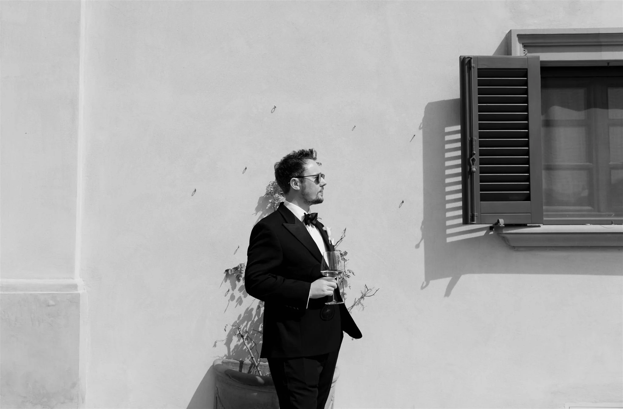 A wedding day at Dievole Wine Resort in the Chianti region of Tuscany, Italy.