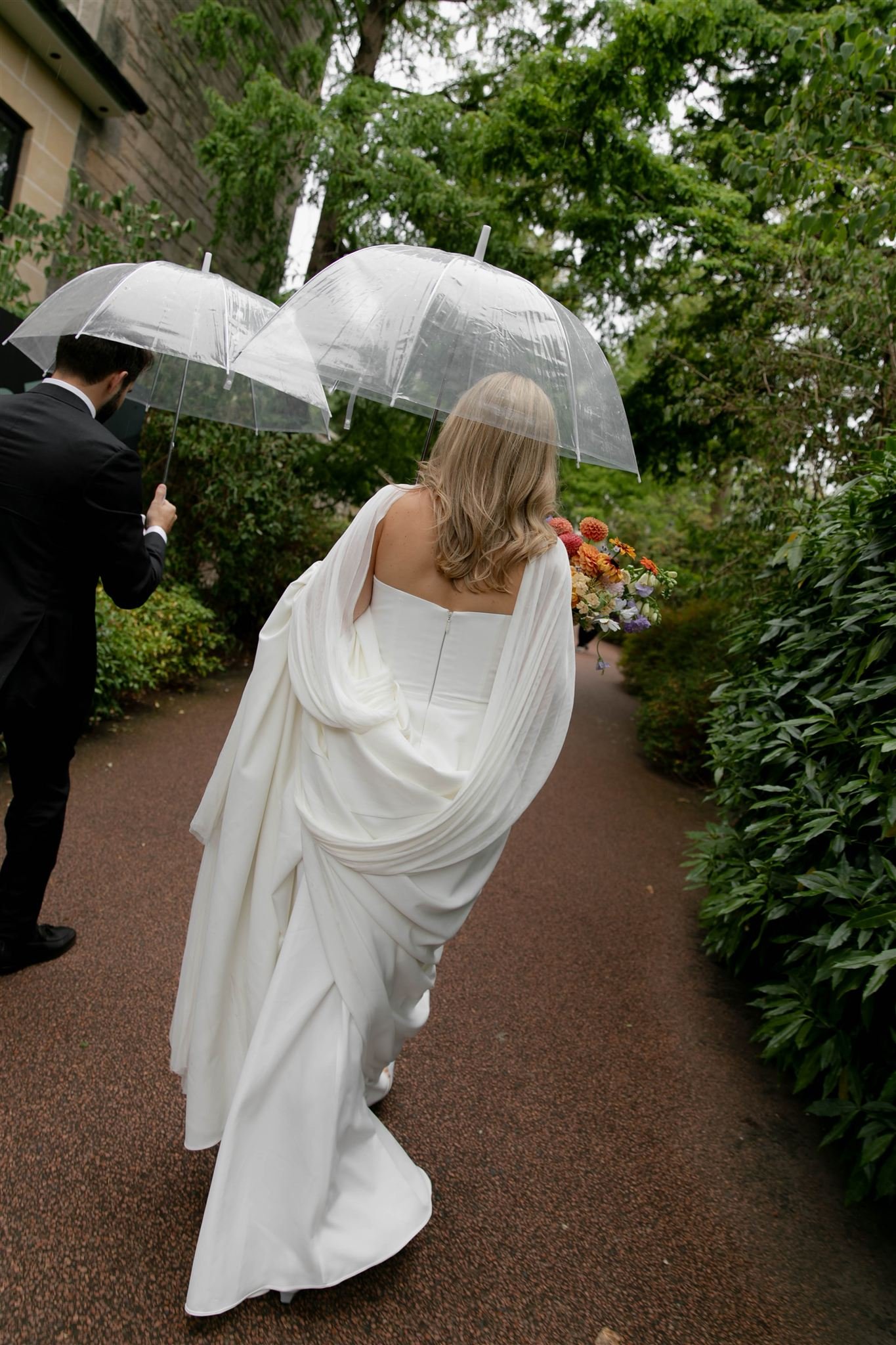 A wedding day at The Royal Botanic Garden Edinburgh in Edinburgh, Scotland.