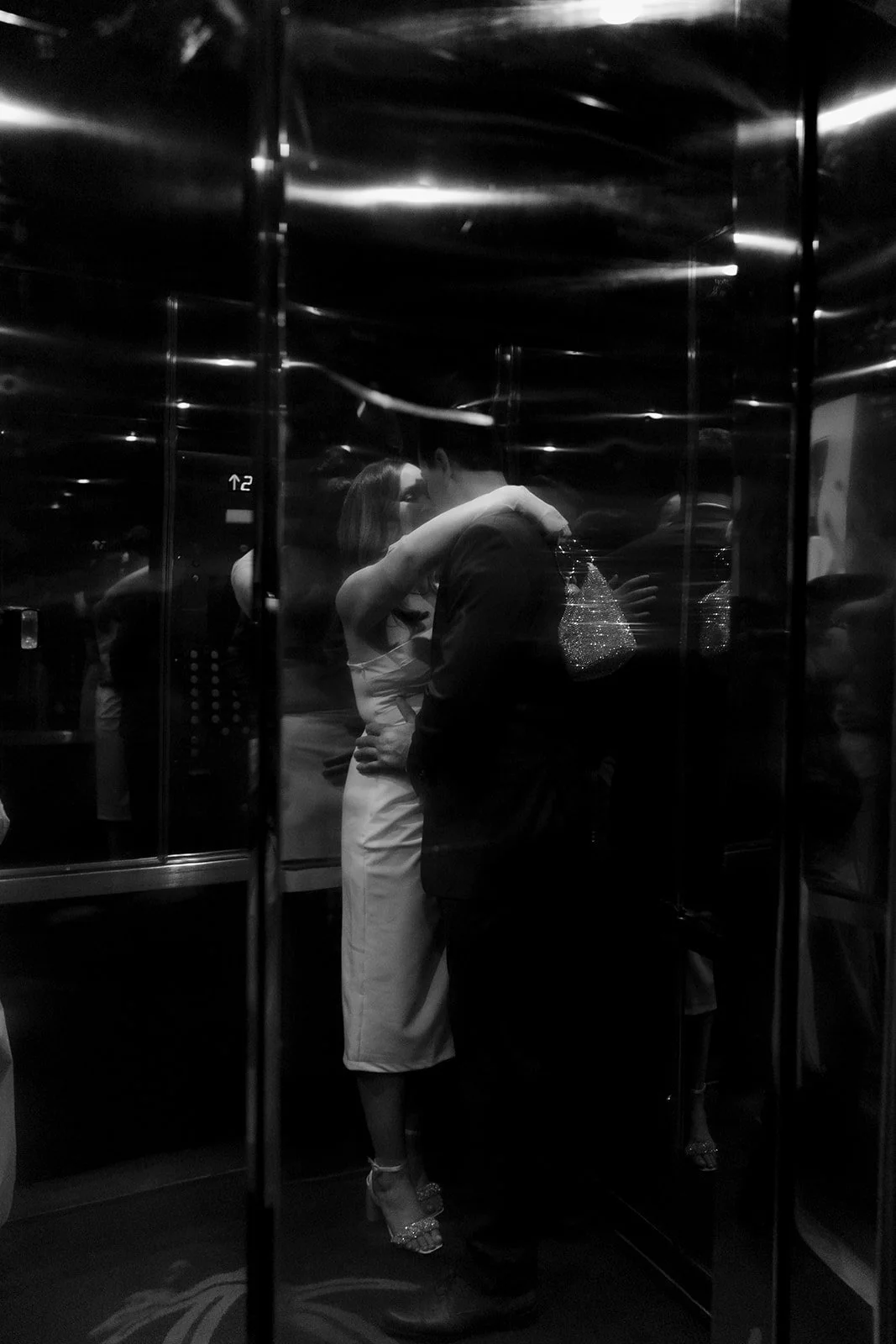 A bride on a wedding day at The Pendry Hotel in Chicago.