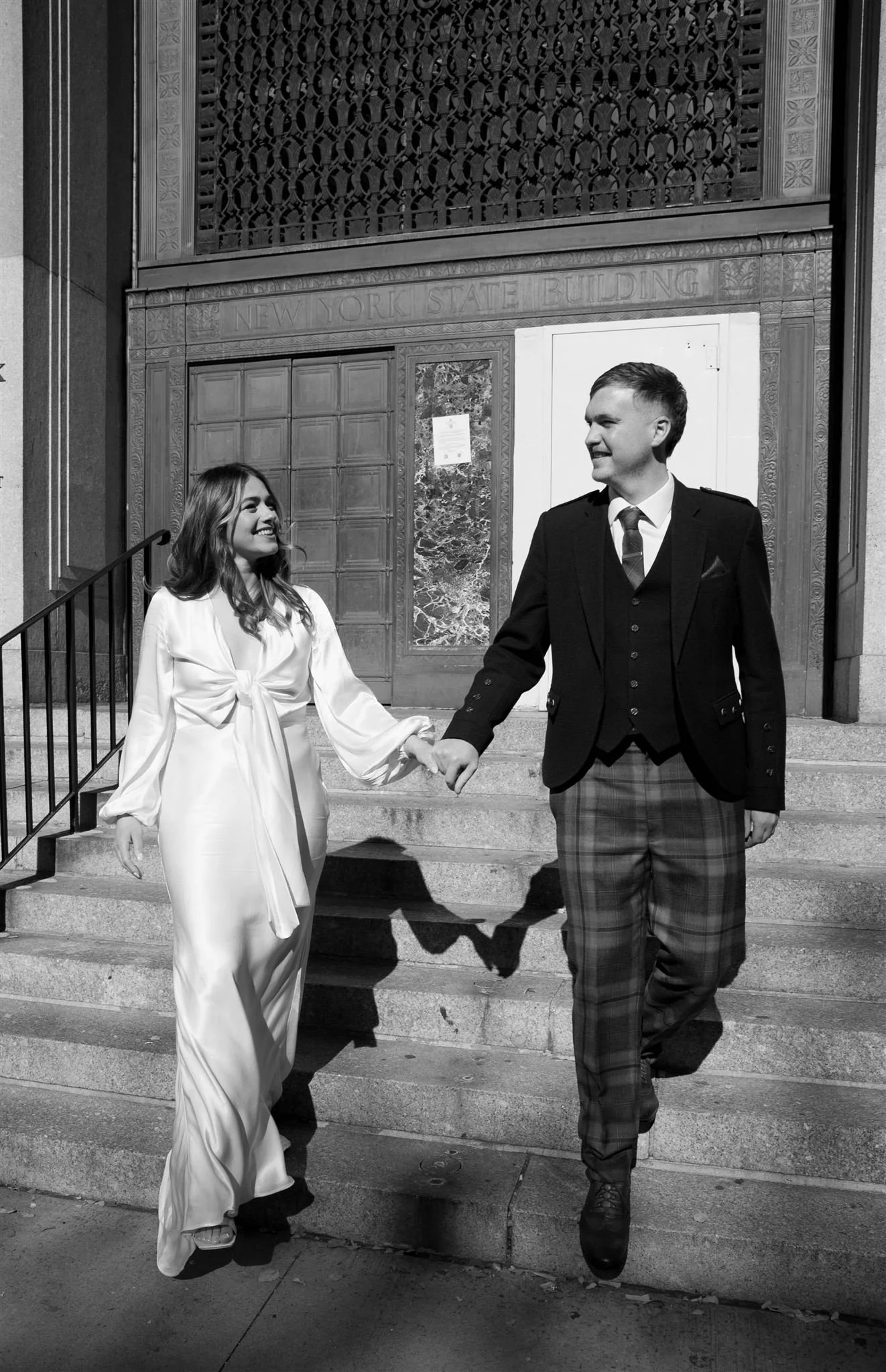 A NYC Elopement at the NYC Marriage Bureau photographed by a NYC Elopement Photographer.