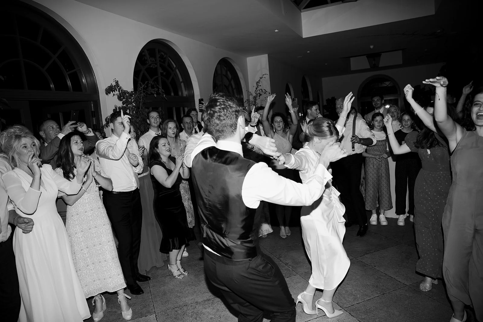 Middleton Lodge Estate wedding reception party in North Yorkshire.