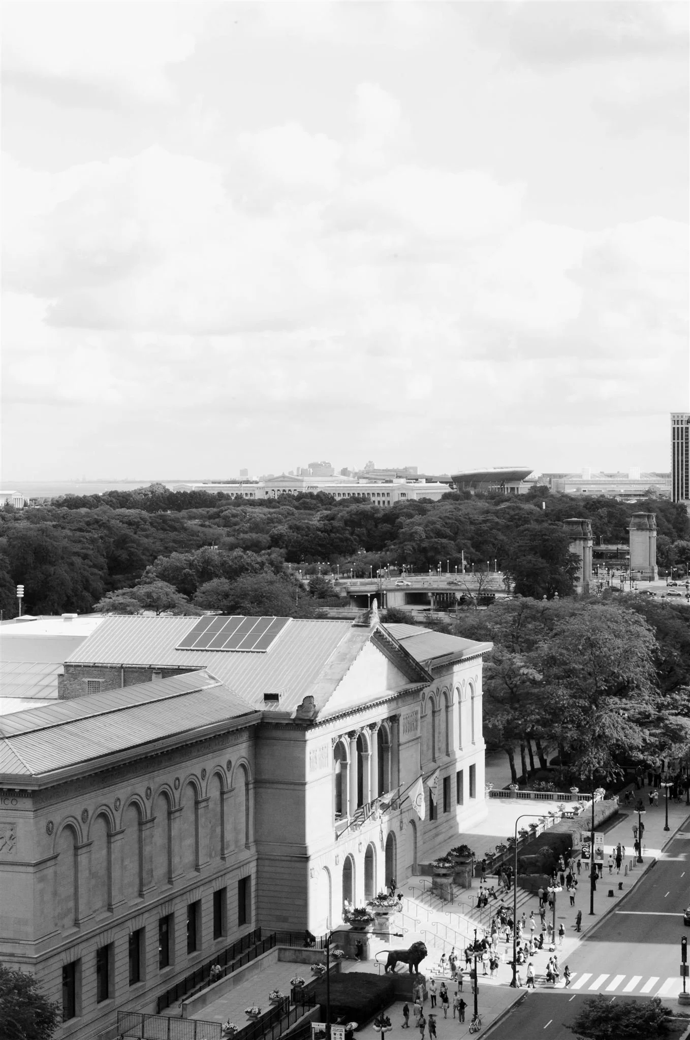 A wedding ceremony at The Art Institute of Chicago.