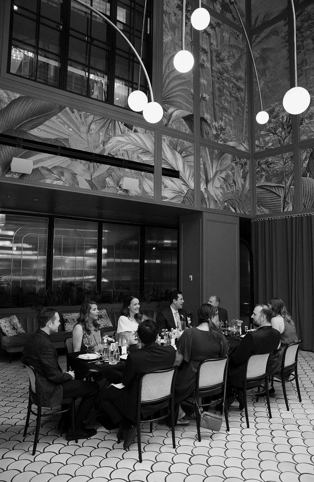 A wedding day at Venteux Chicago inside the Pendry Hotel.