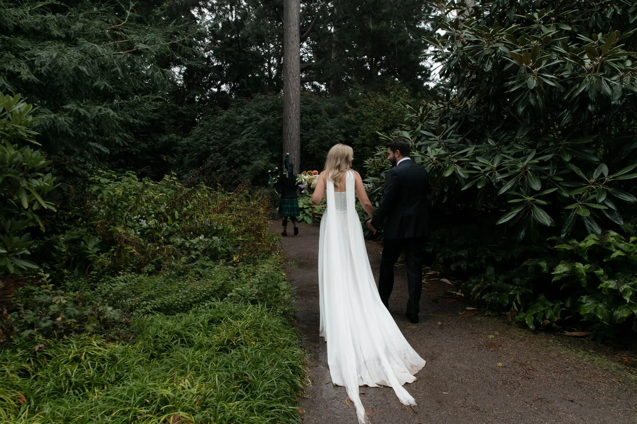 A wedding day at The Royal Botanic Garden Edinburgh in Edinburgh, Scotland.