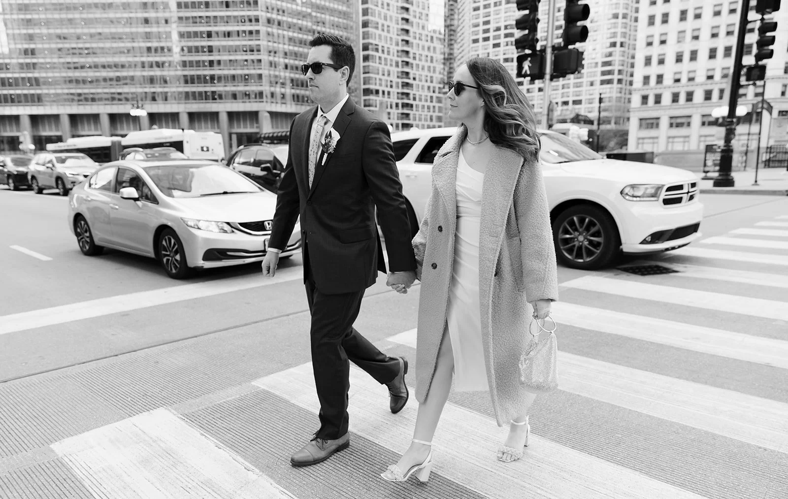 Wedding photos at Venteux Chicago and The Pendry Hotel.