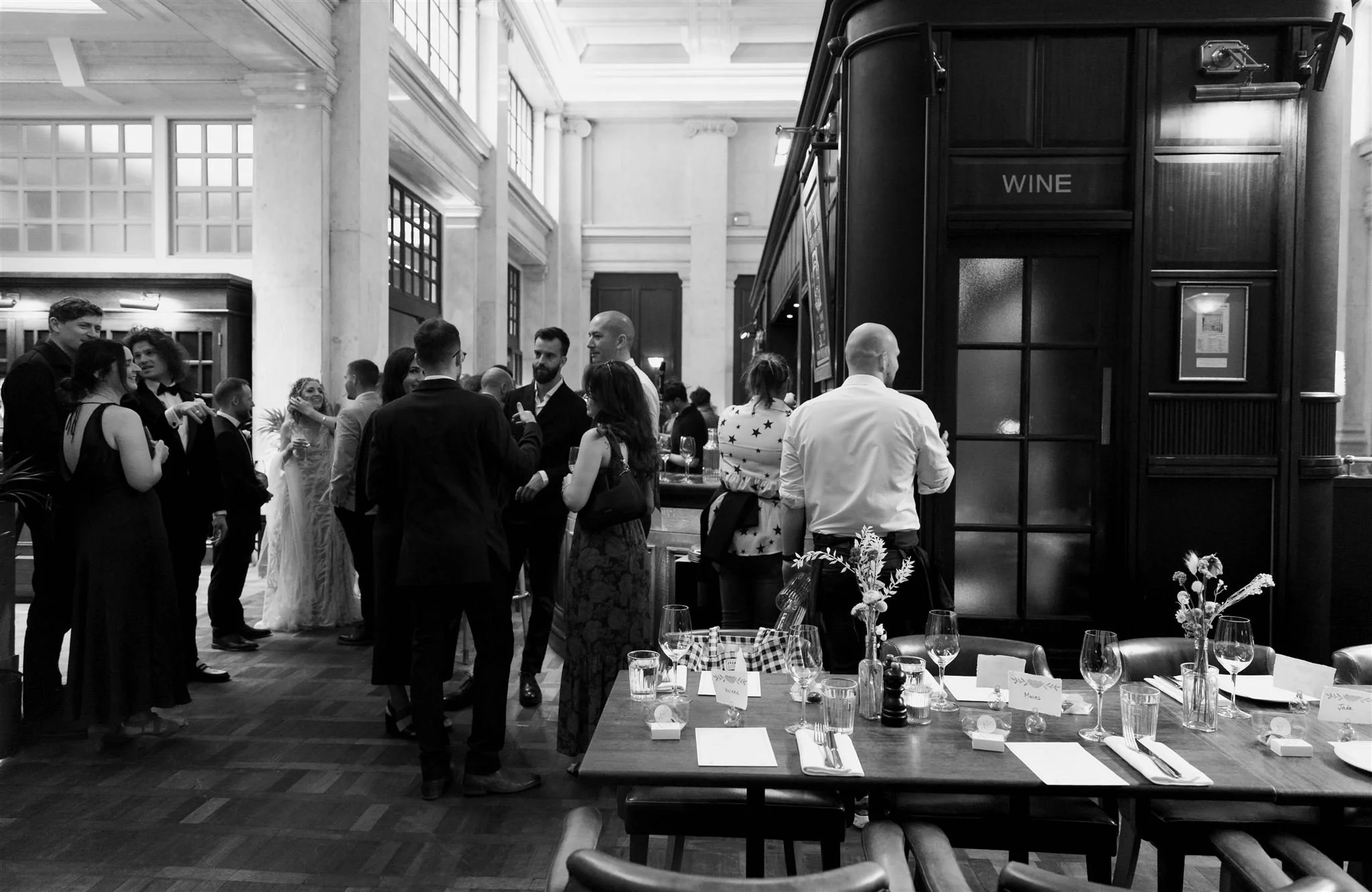 A wedding day at Hawksmoor in Edinburgh, Scotland.