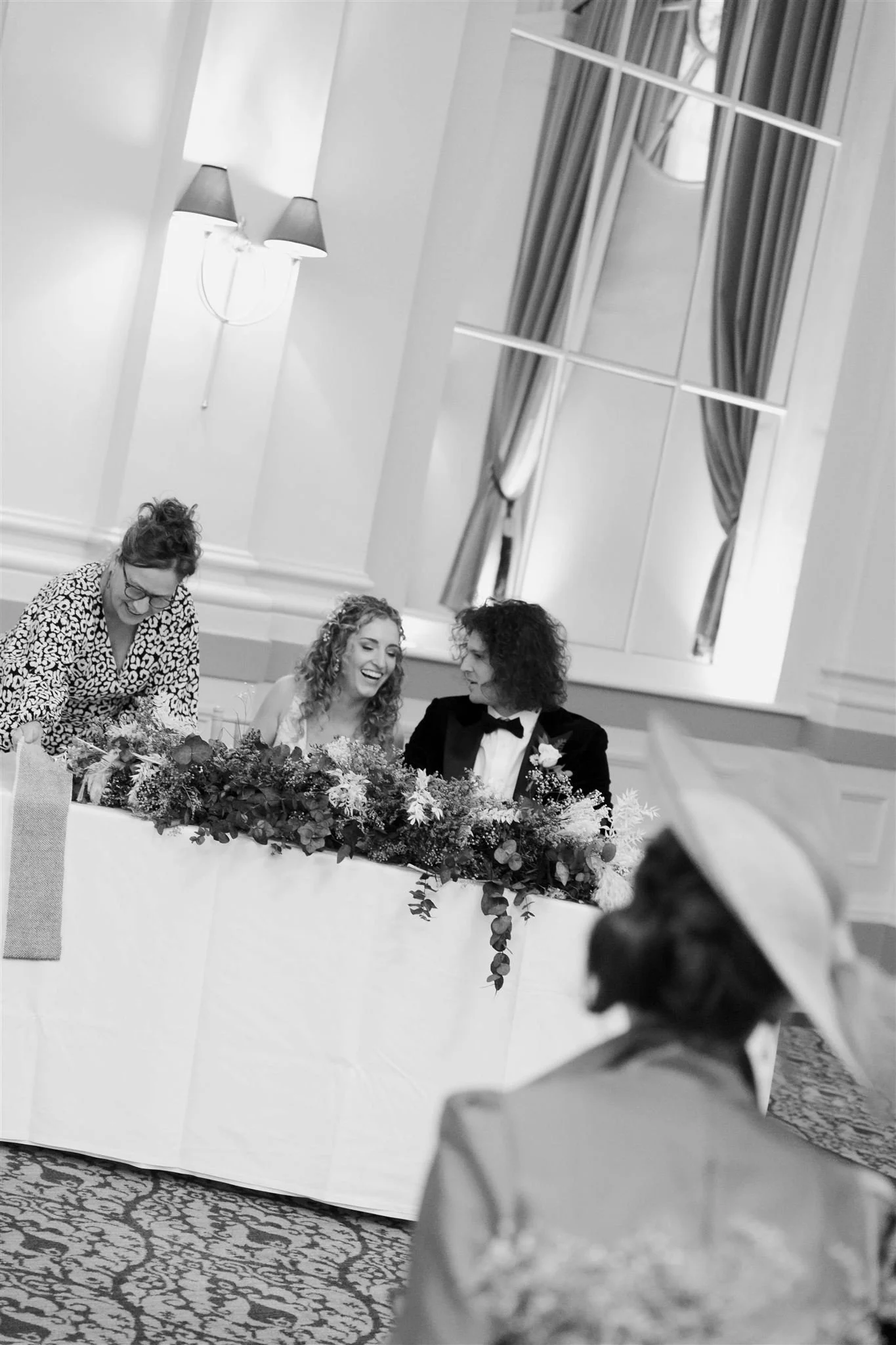 A wedding day at The InterContinental George Hotel in Edinburgh, Scotland.