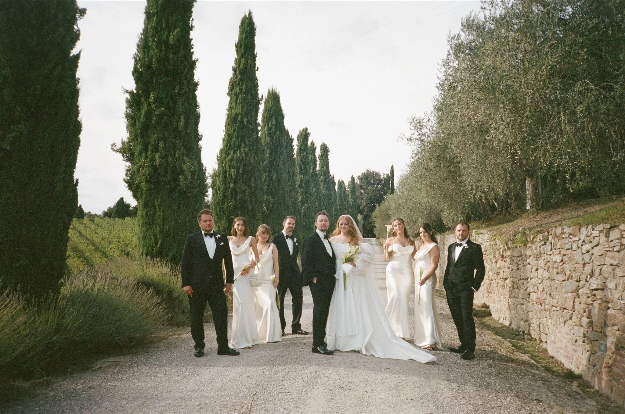 A wedding day at Dievole Wine Resort in the Chianti region of Tuscany, Italy.