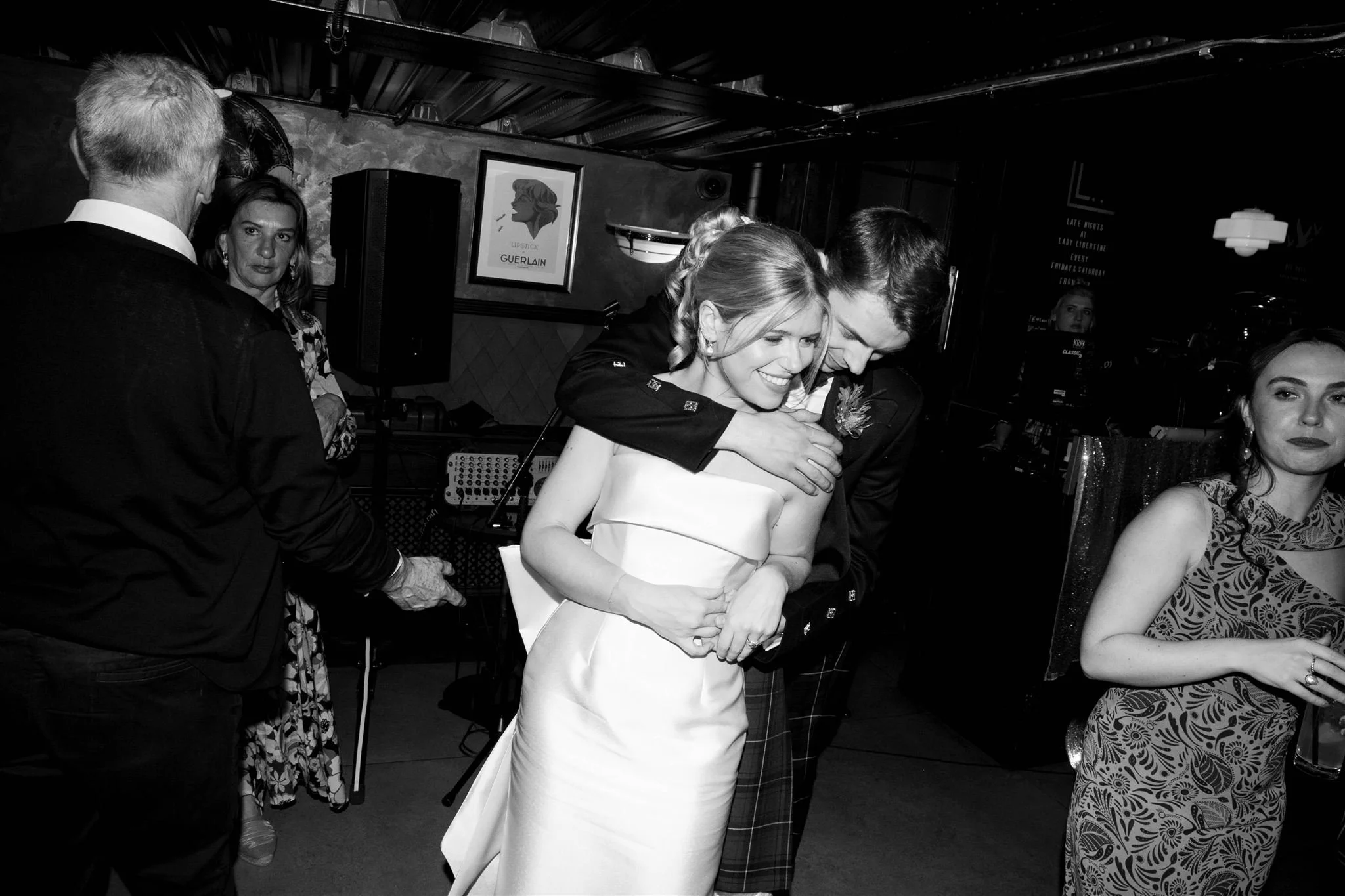 Edinburgh, Scotland Wedding Photographer photographing Edinburgh Wedding Photography at Lady Libertine.